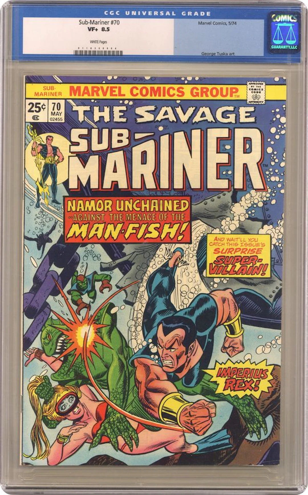Sub-Mariner (1968 1st Series) 70 CGC 8.5