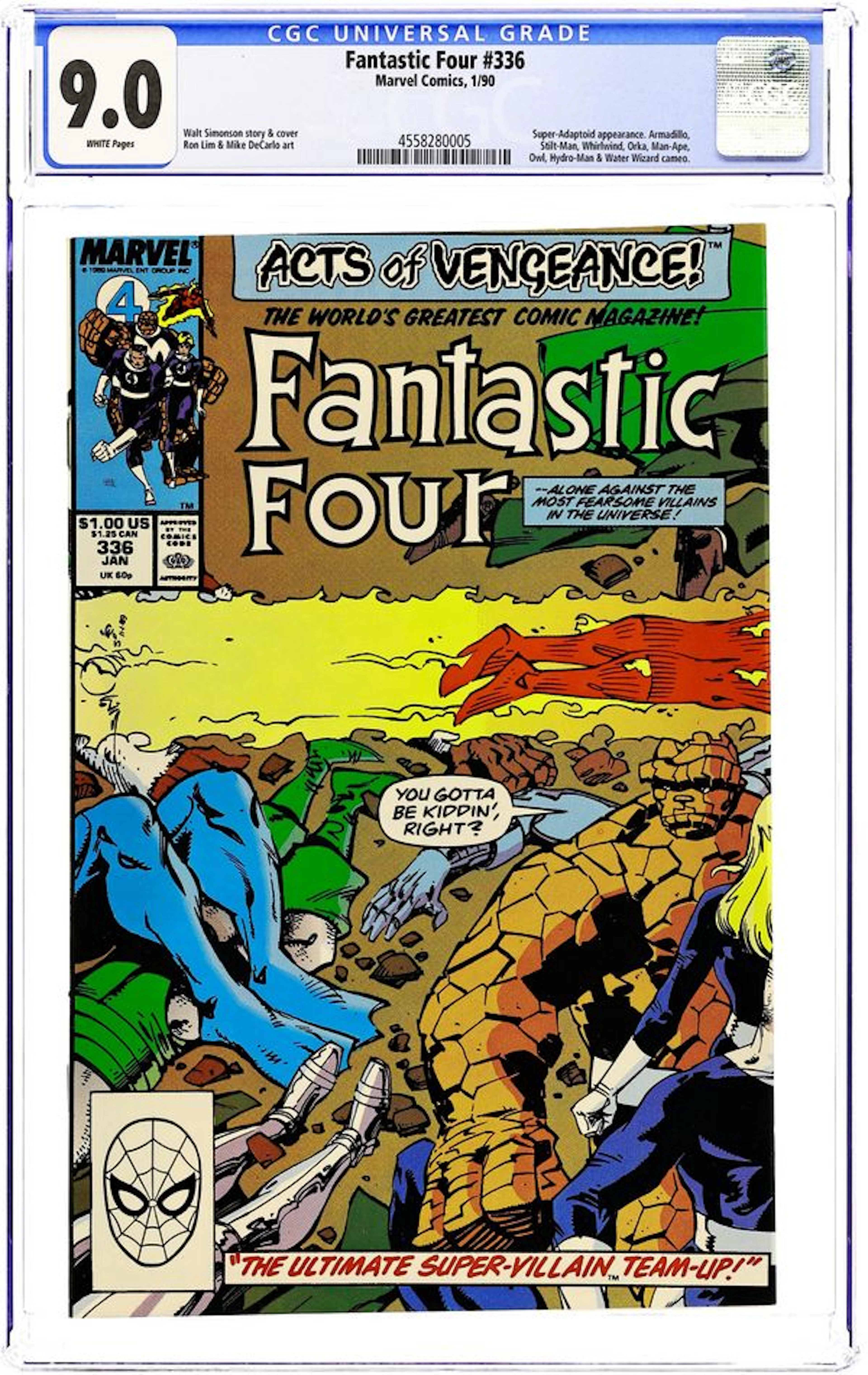 Fantastic Four (1961 1st Series) 336D CGC 9.0
