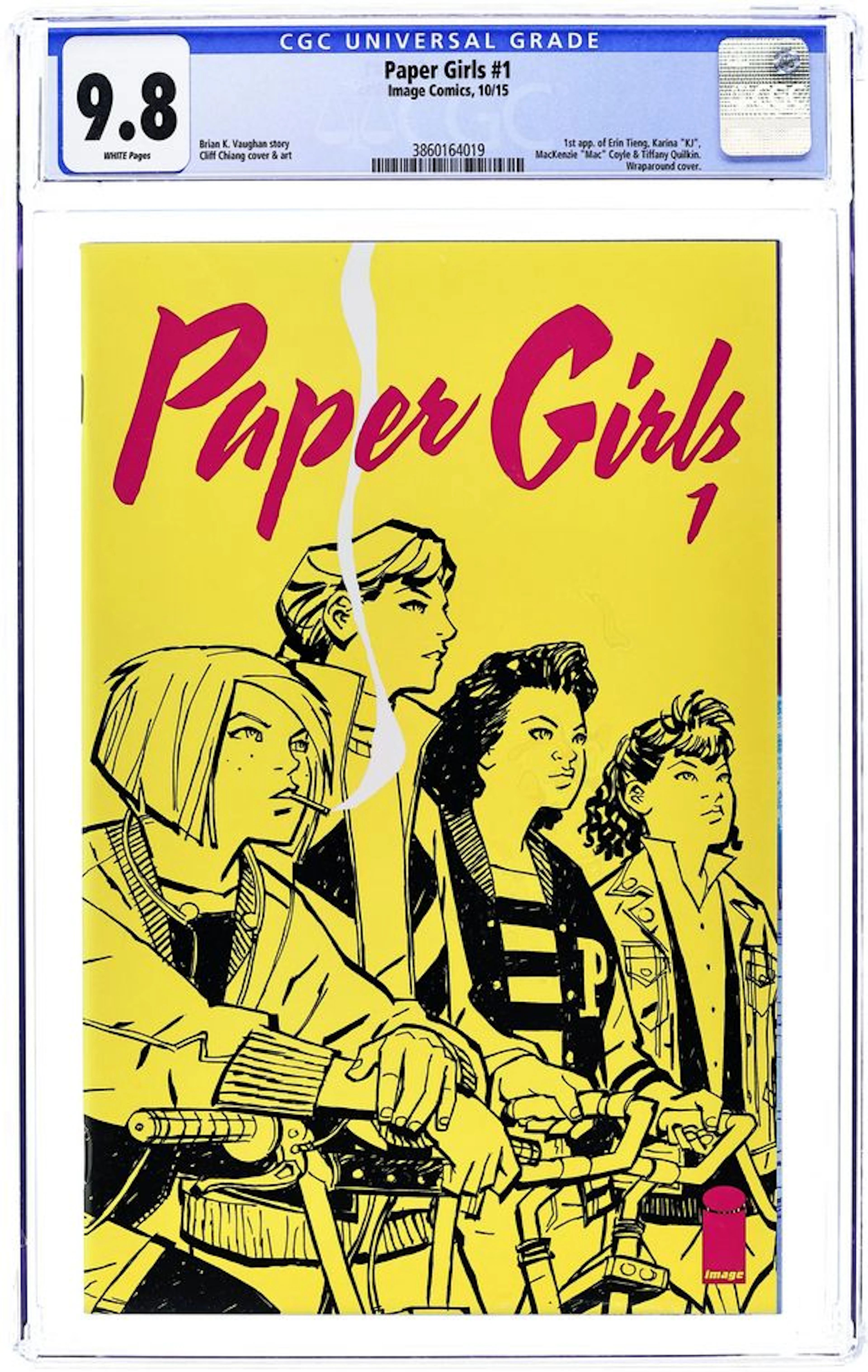 Paper Girls (2015 Image) 1 CGC 9.8