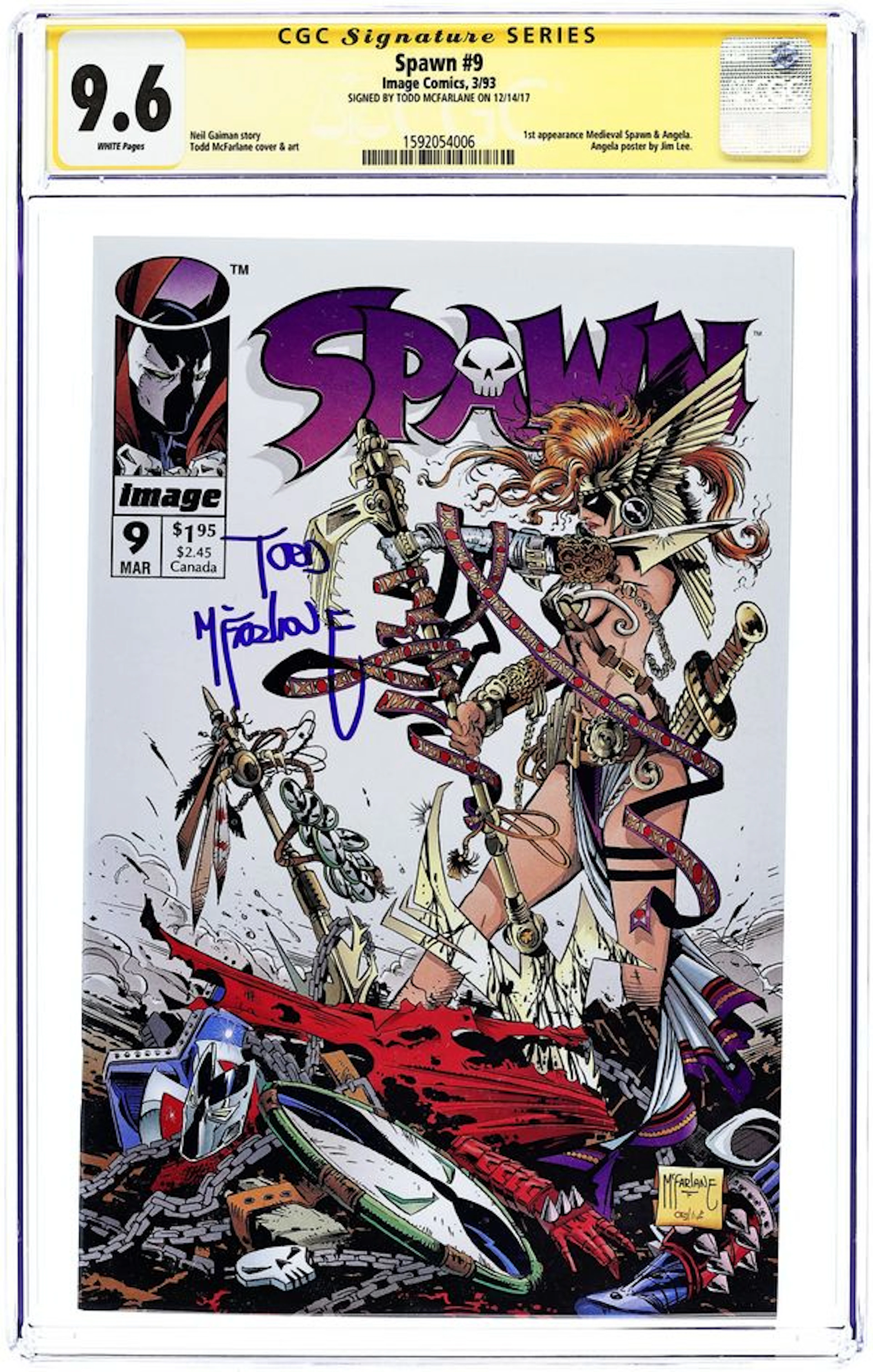 Spawn (1992 Image) 9D CGC 9.6 SS McFarlane