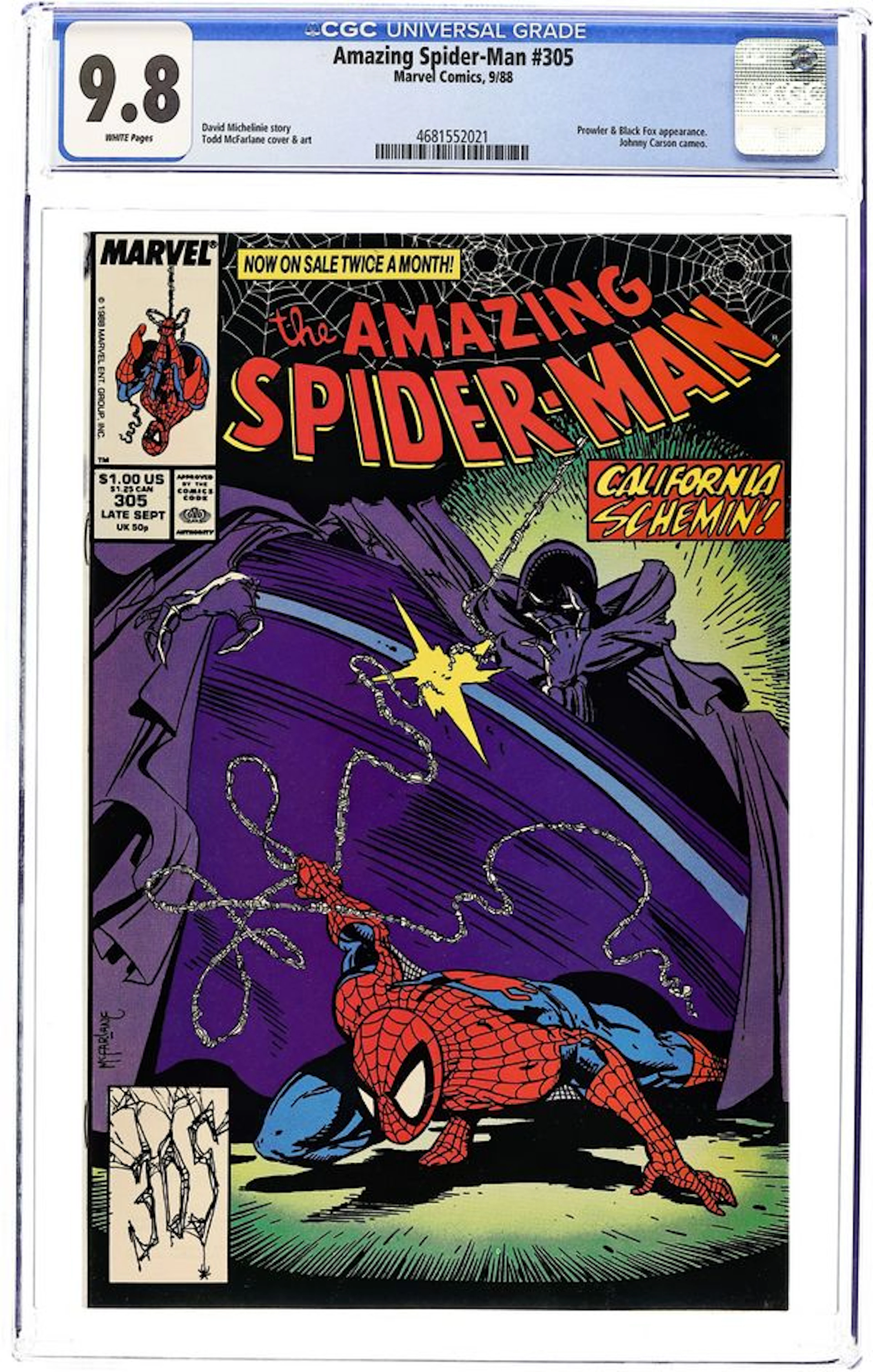 Amazing Spider-Man (1963 1st Series) 305 CGC 9.8