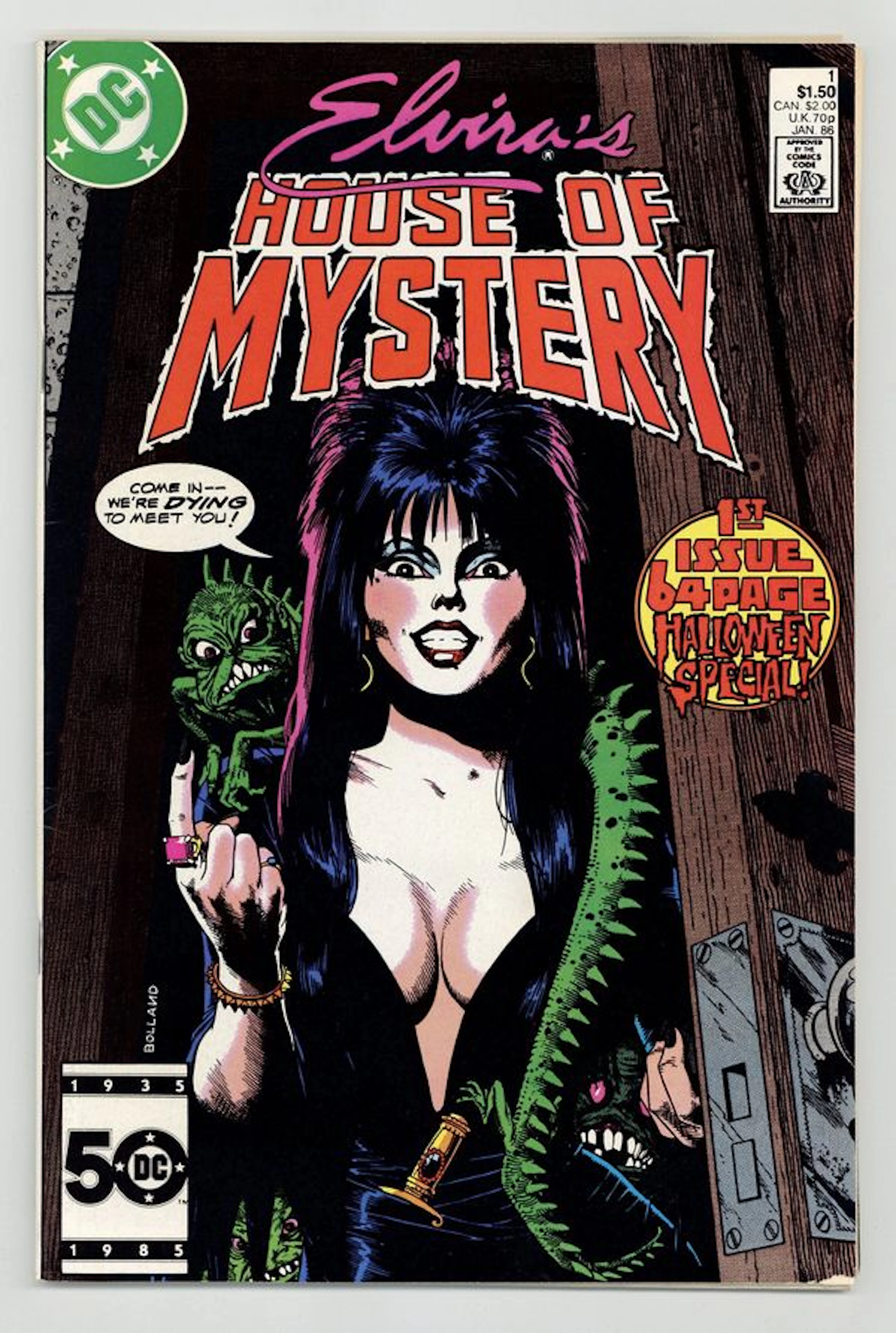 Elvira's House of Mystery (1986 DC) 1 FN/VF 7.0