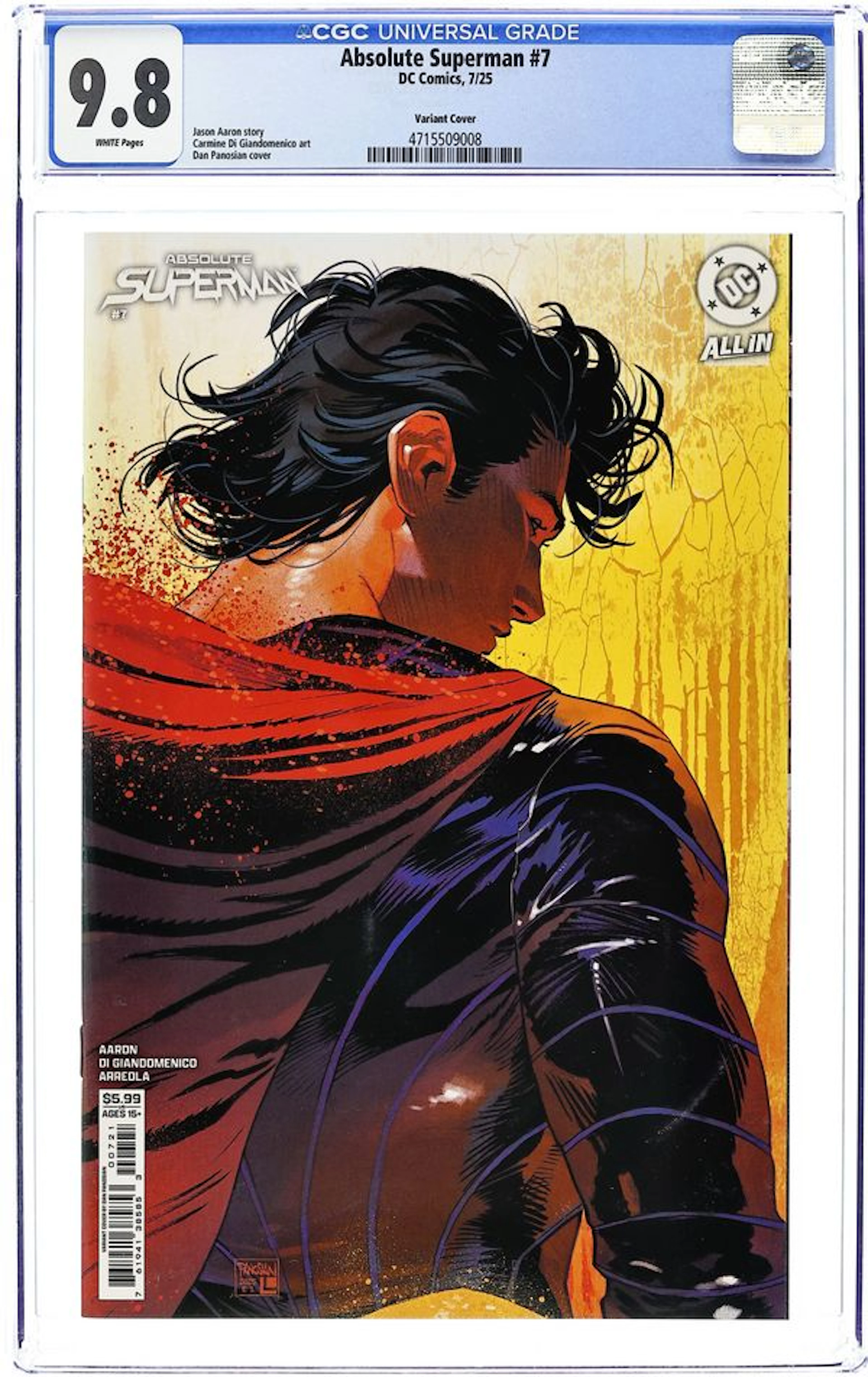 Absolute Superman (2024 DC) 7B CGC 9.8