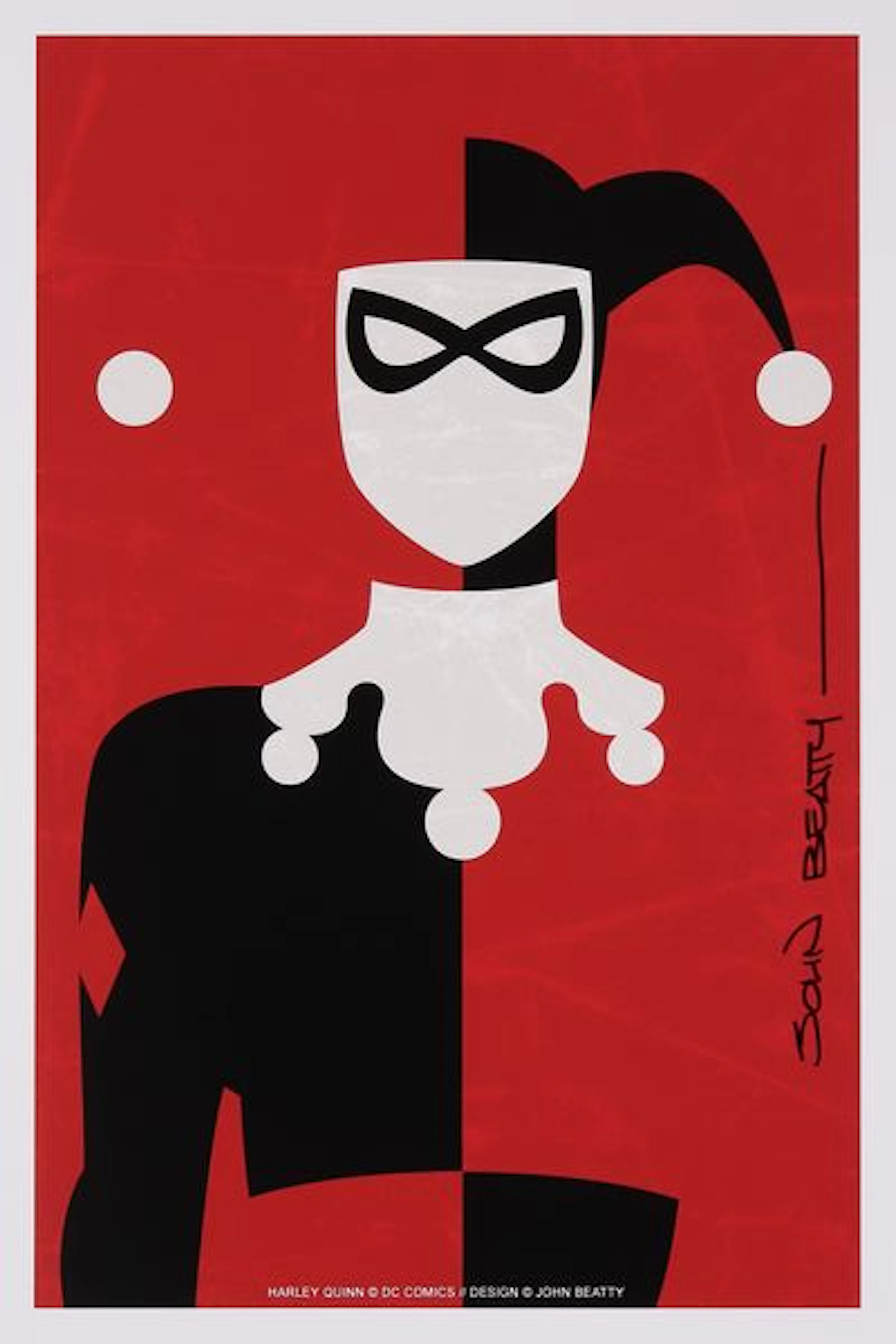 Harley Quinn Signed Print by John Beatty