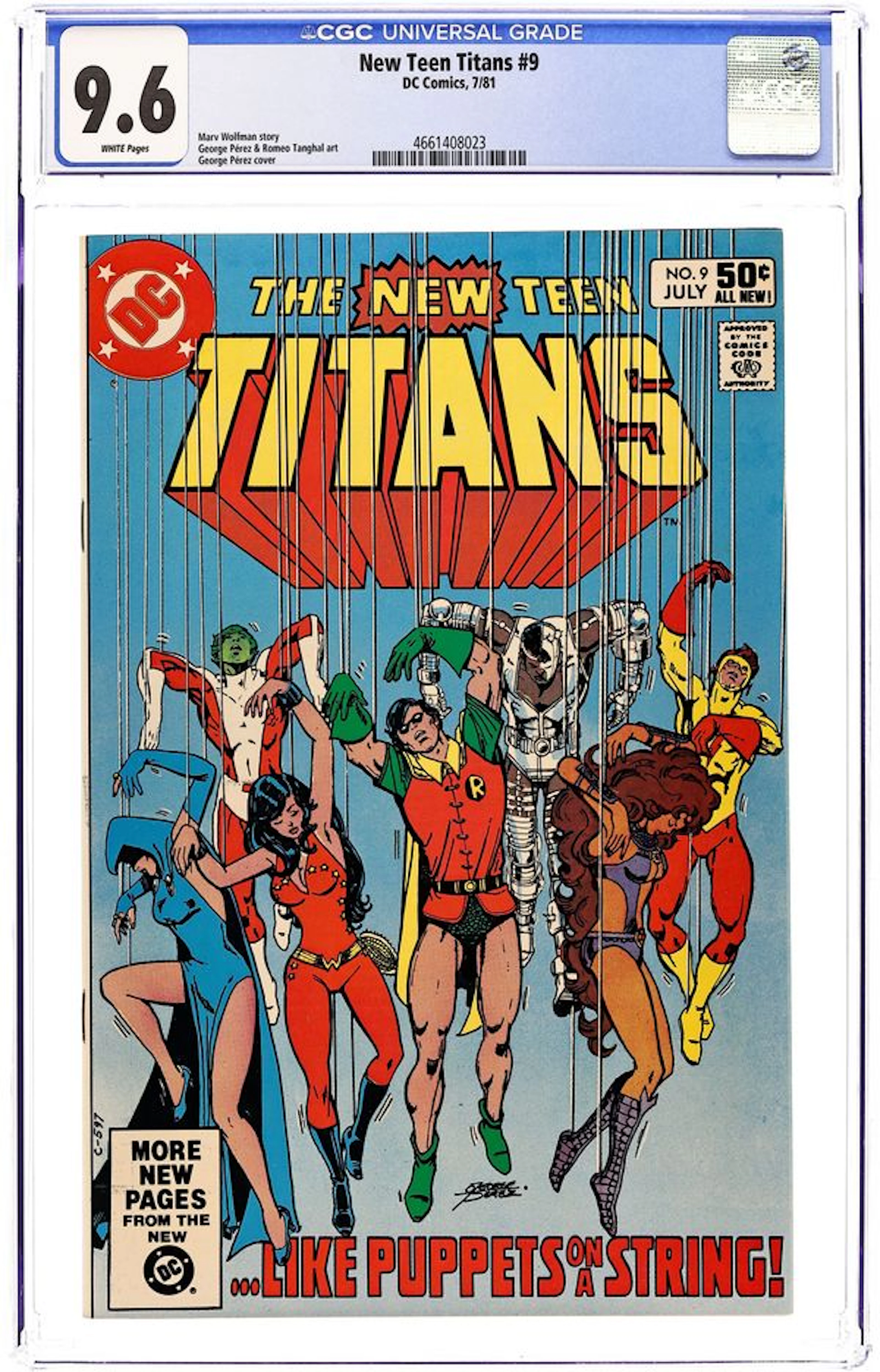New Teen Titans (1980) (Tales of ...) 9 CGC 9.6
