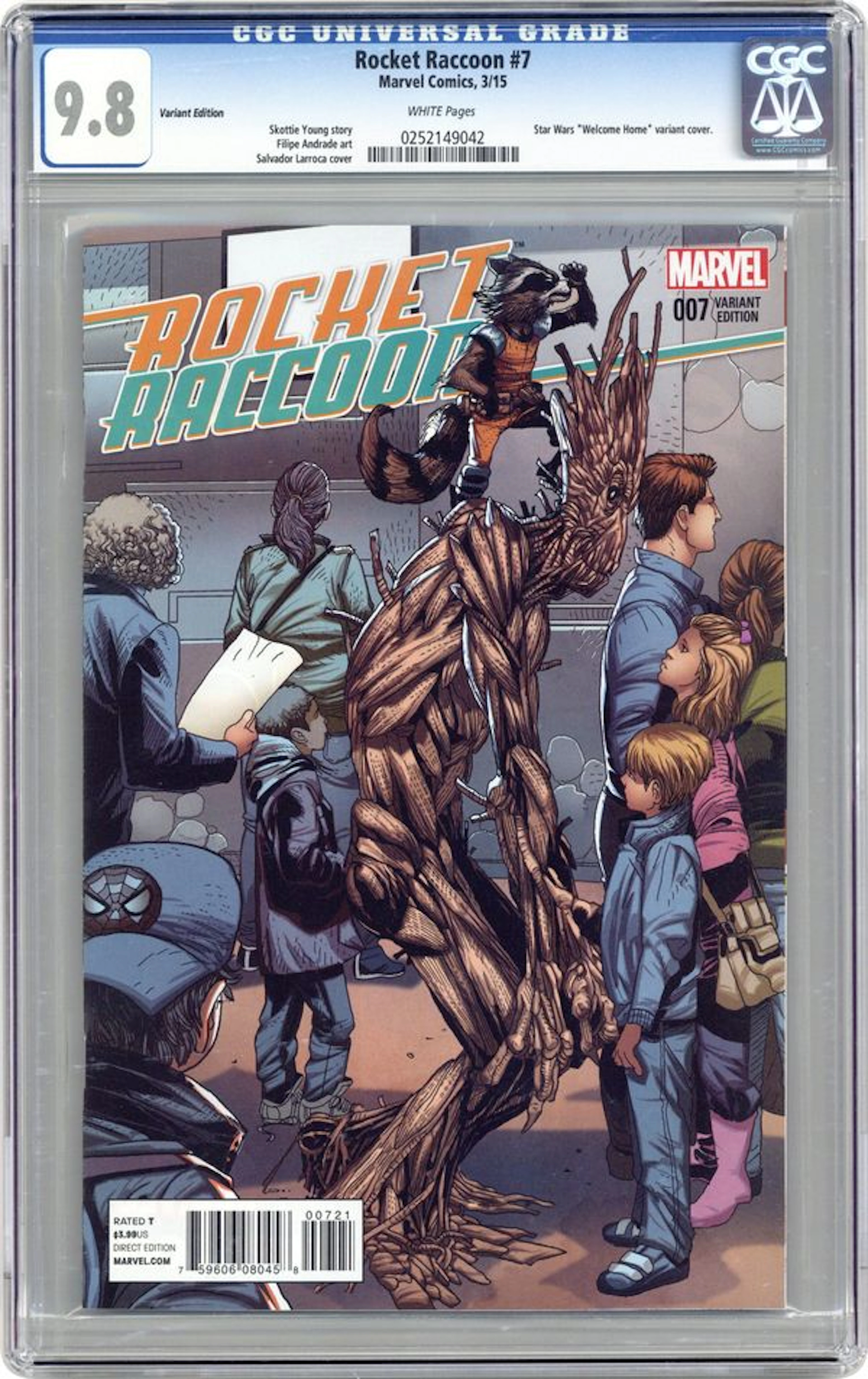 Rocket Raccoon (2014 2nd Series) 7B CGC 9.8