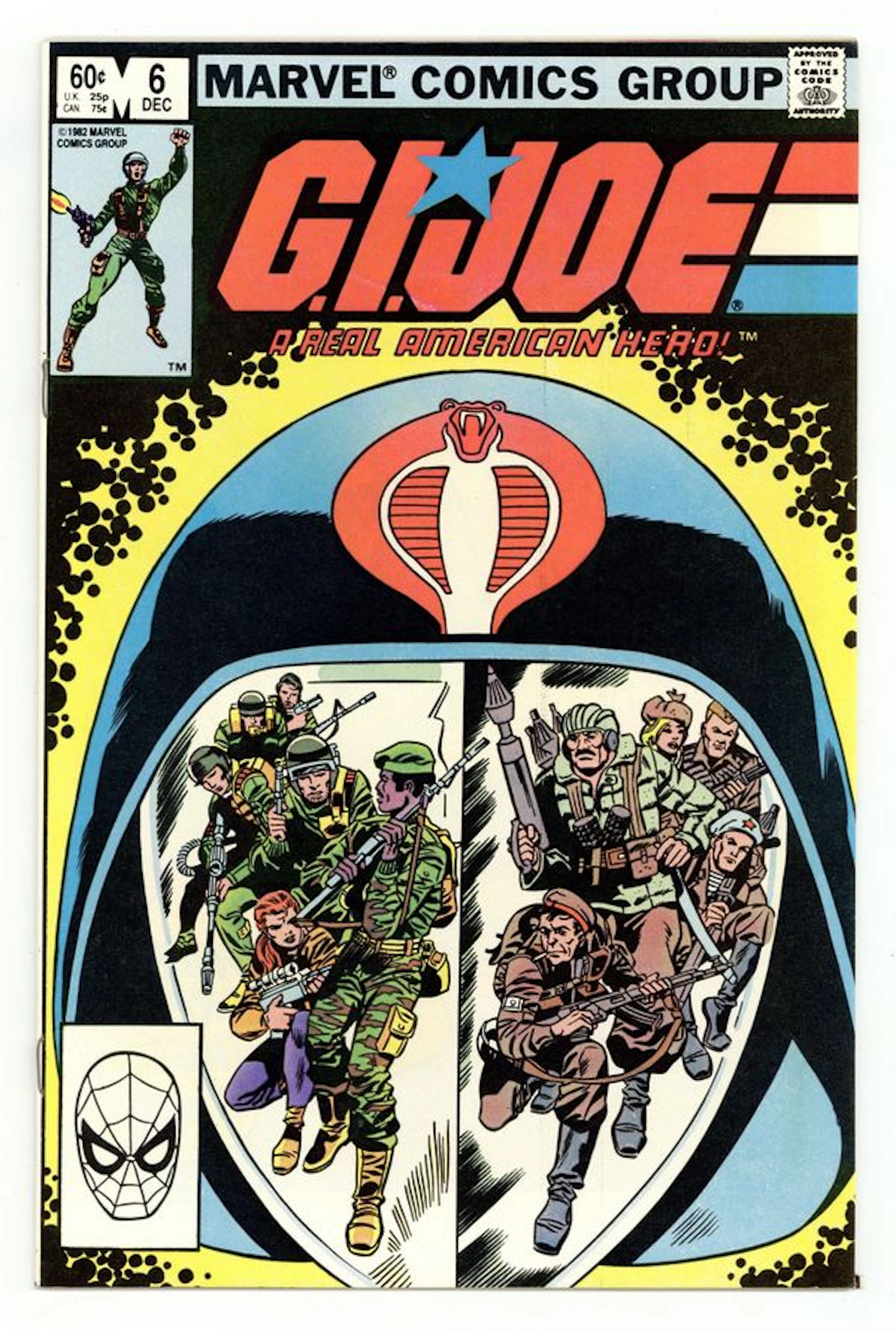 GI Joe A Real American Hero (1982 Marvel) 6D FN/VF 7.0