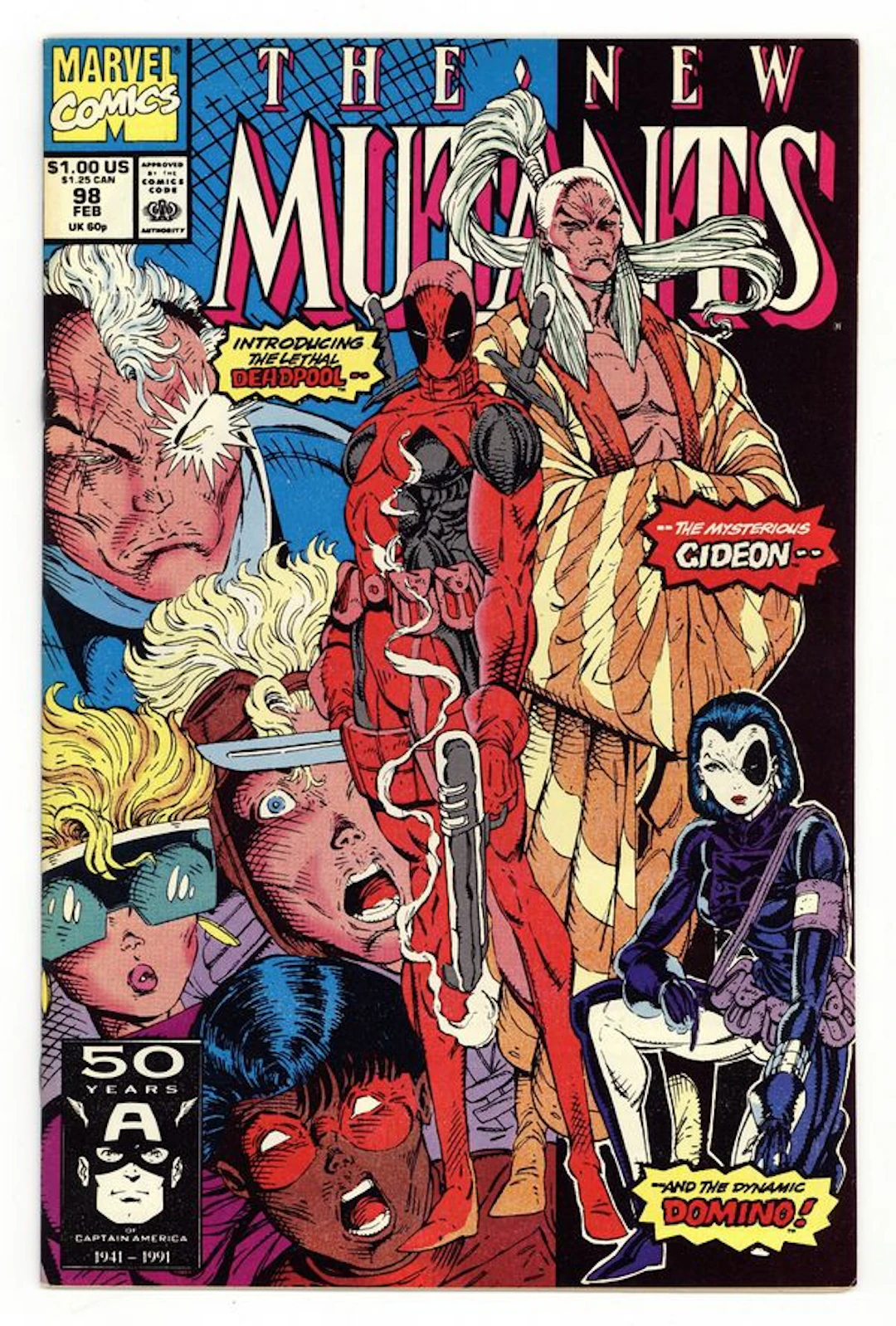 New Mutants (1983 1st Series) 98D VF 8.0