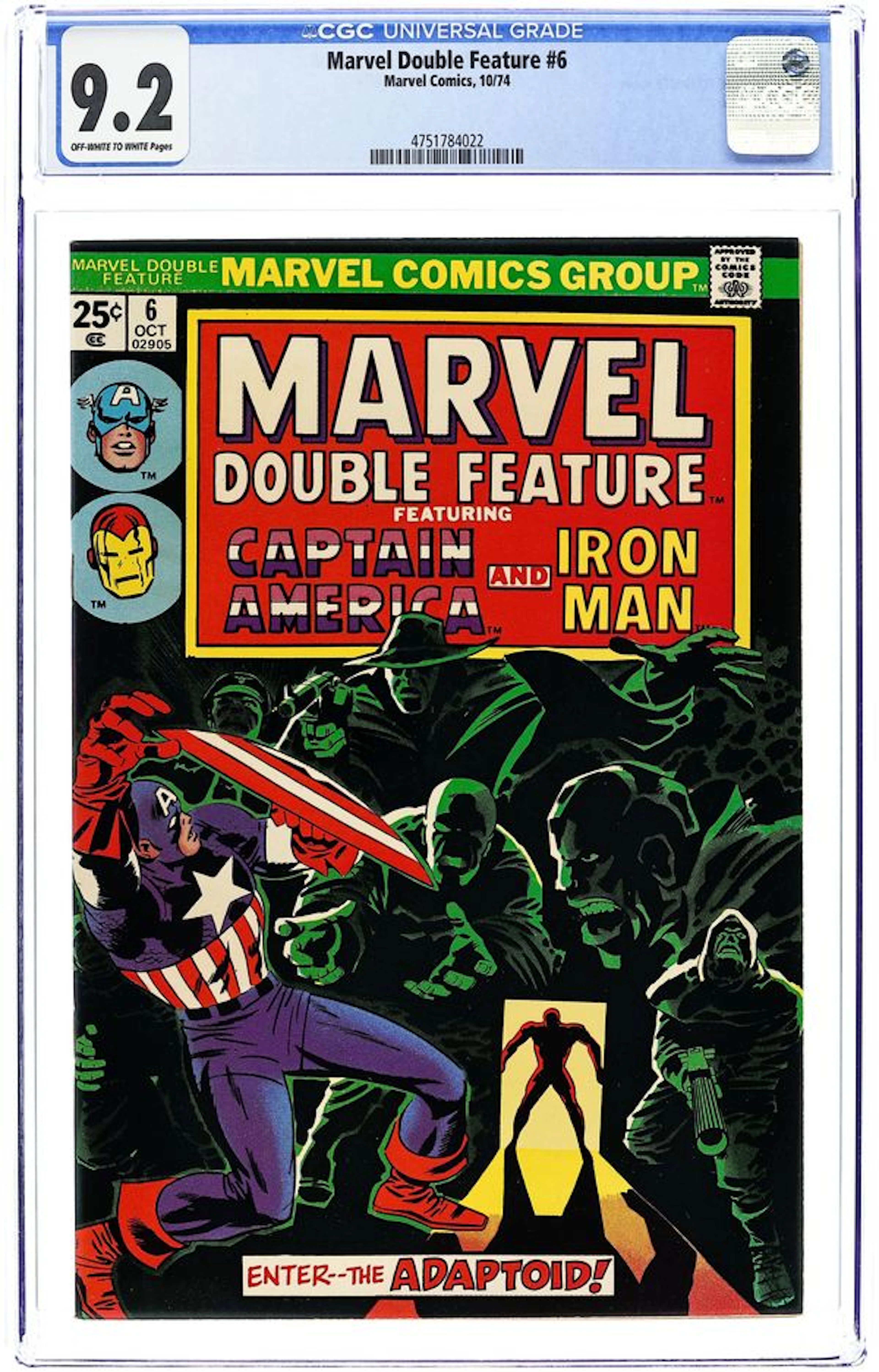 Marvel Double Feature (1973 Marvel) 6 CGC 9.2