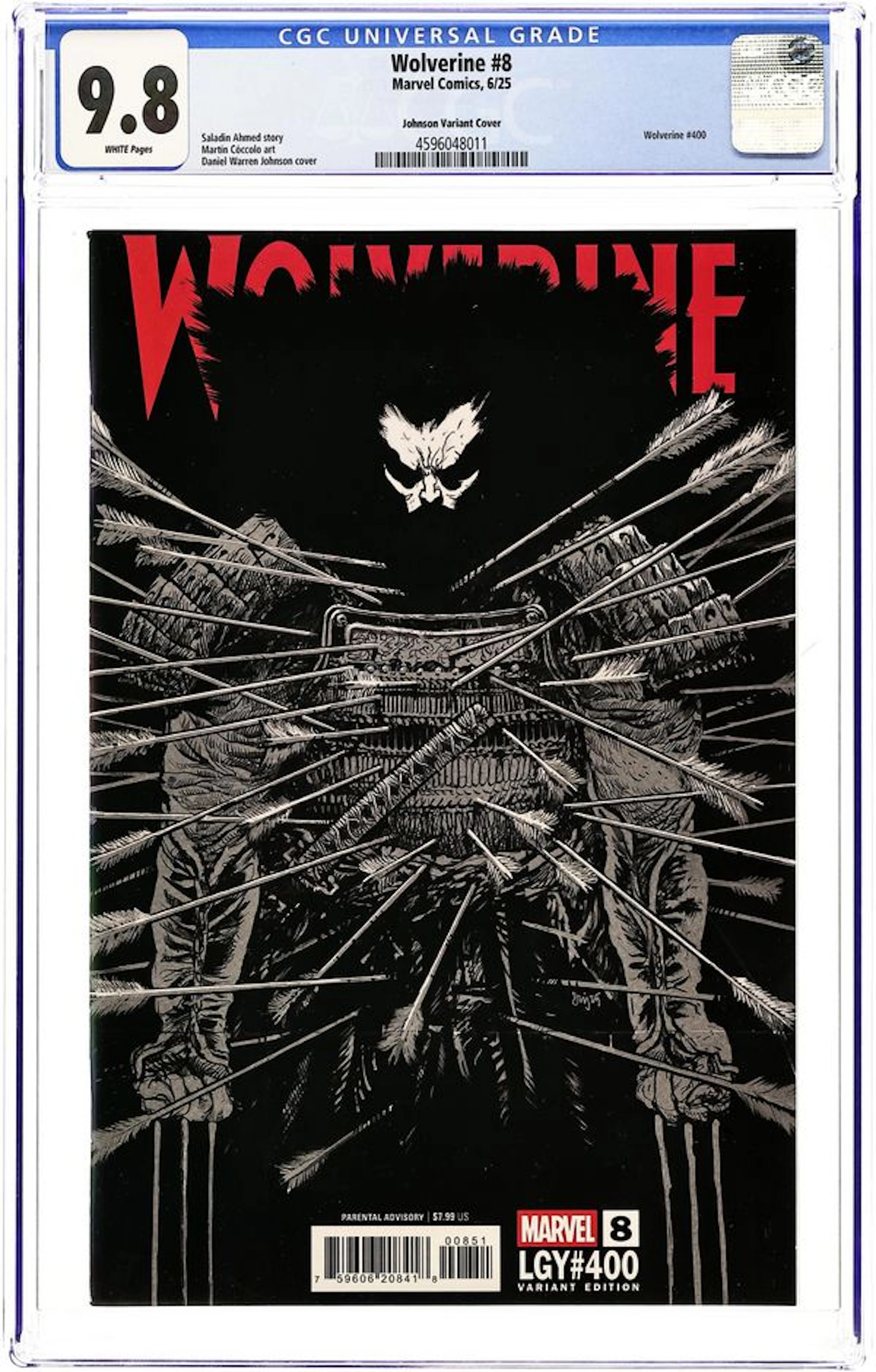 Wolverine (2024 Marvel) 8E CGC 9.8