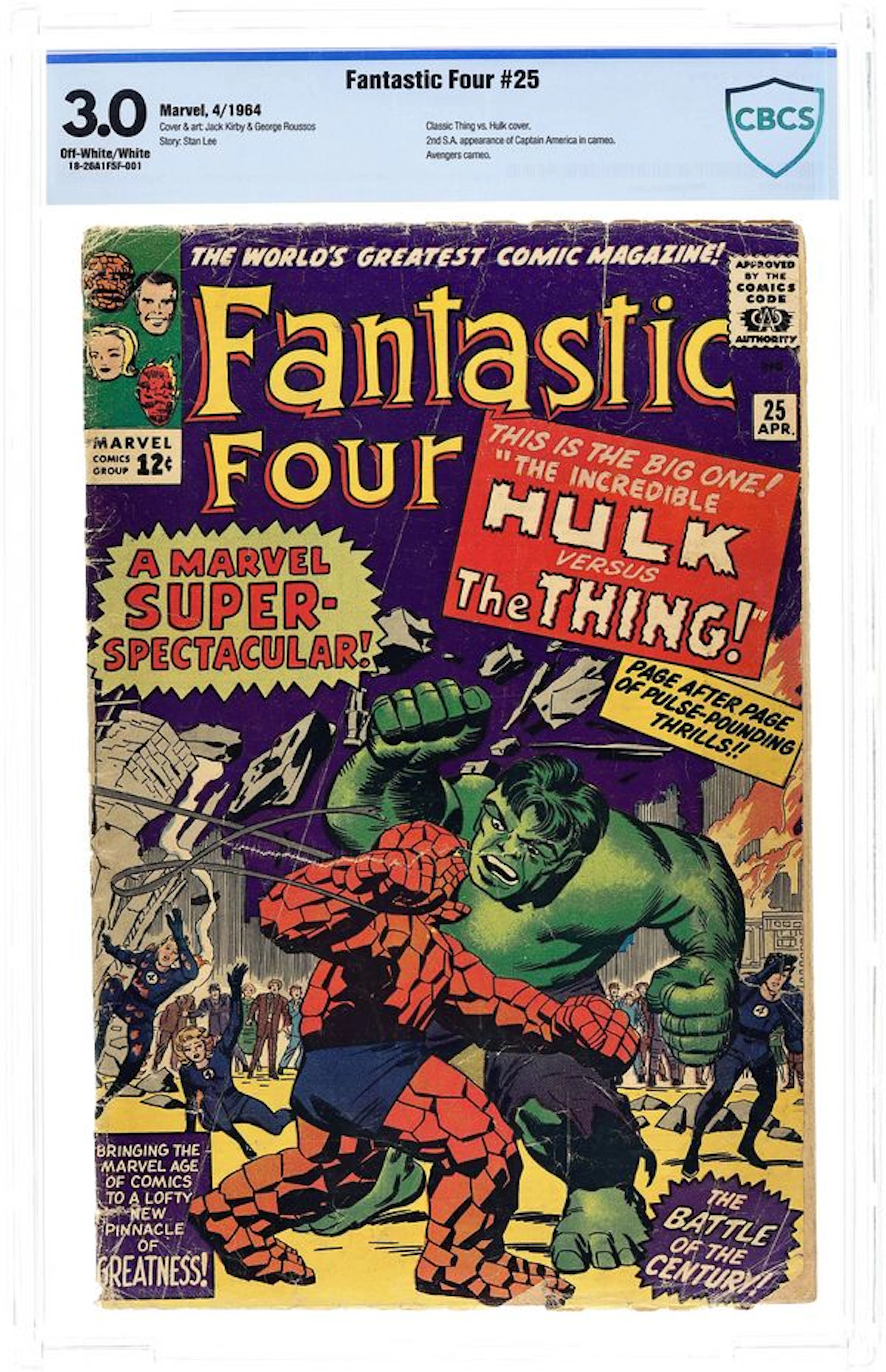 Fantastic Four (1961 1st Series) 25 CBCS 3.0