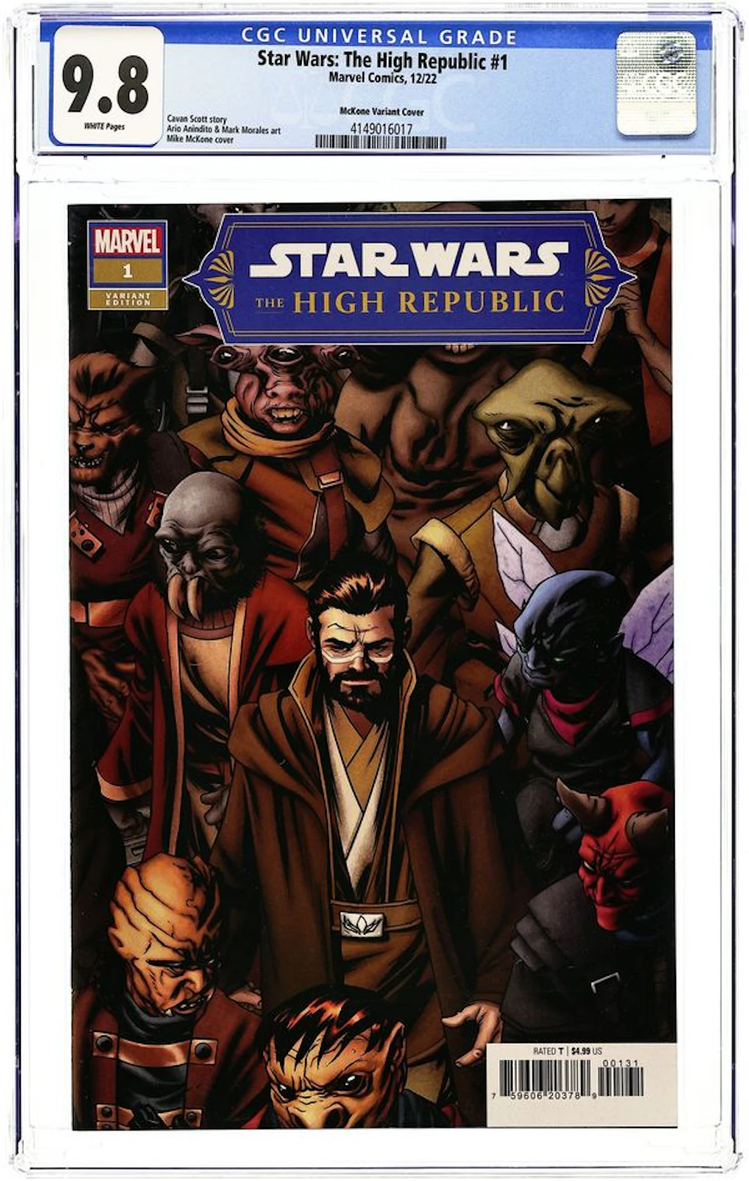 Star Wars the High Republic (2022 Marvel) 1C CGC 9.8