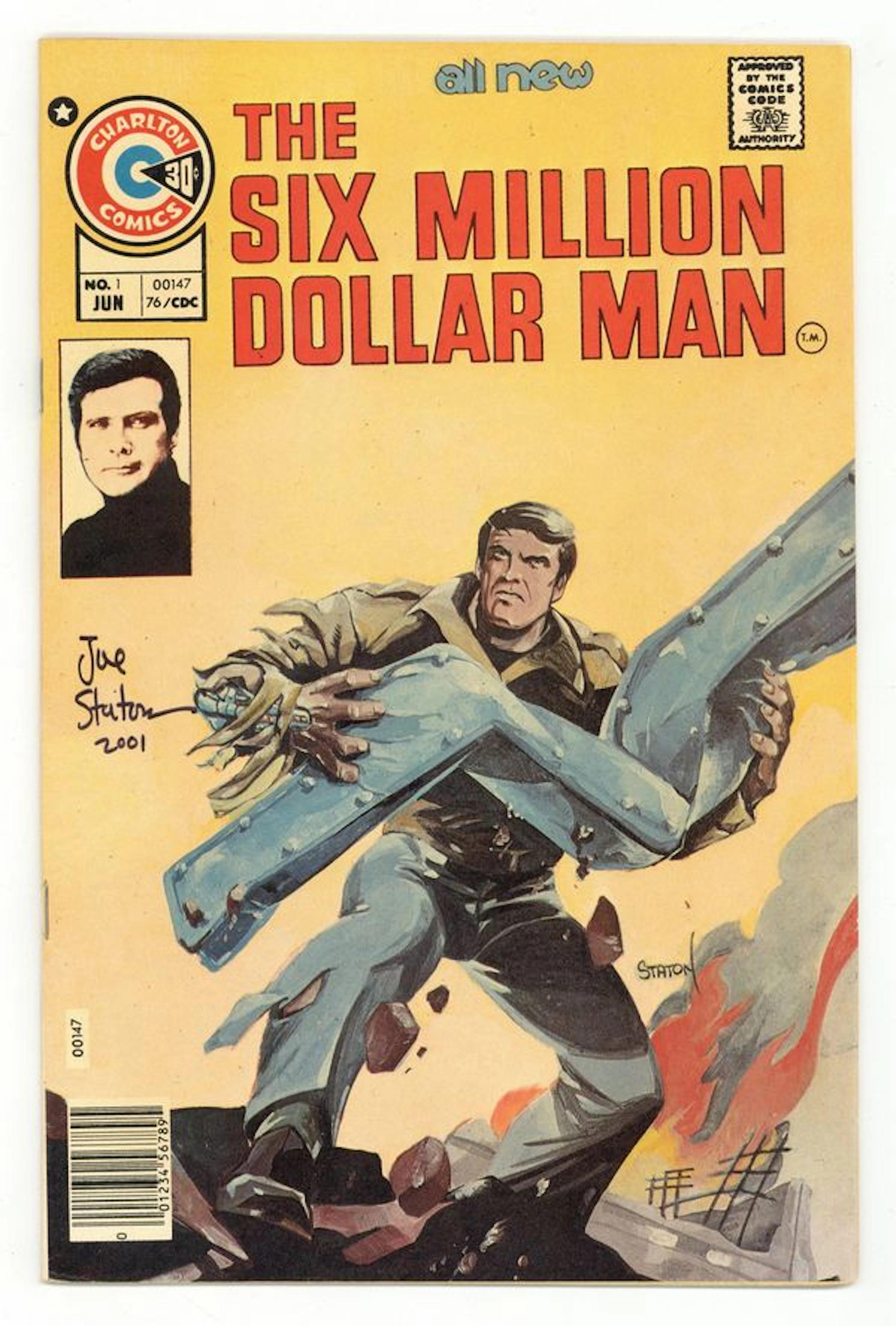 Six Million Dollar Man (1976 comic) 1 FN 6.0