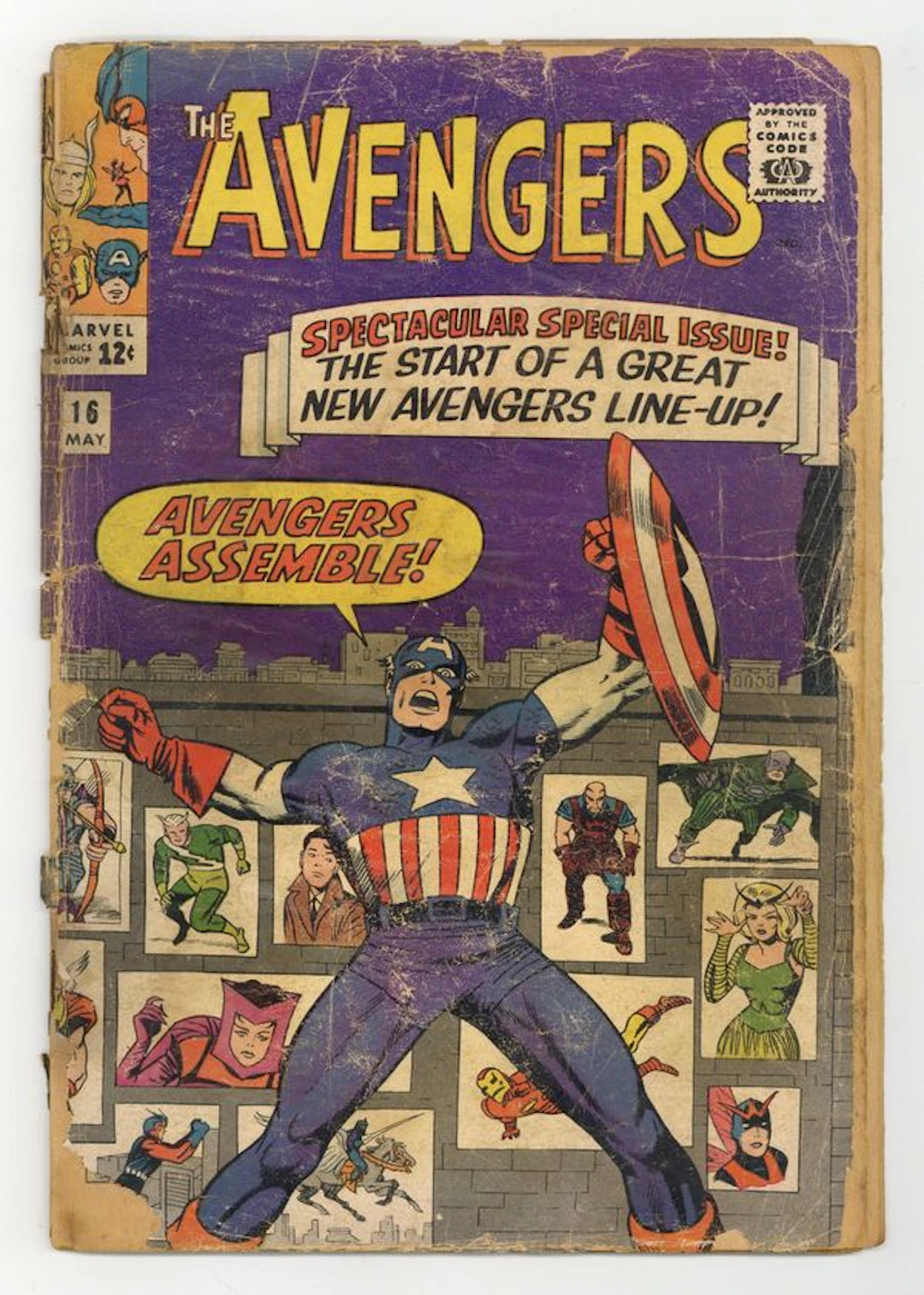 Avengers (1963 1st Series) 16 PR 0.5