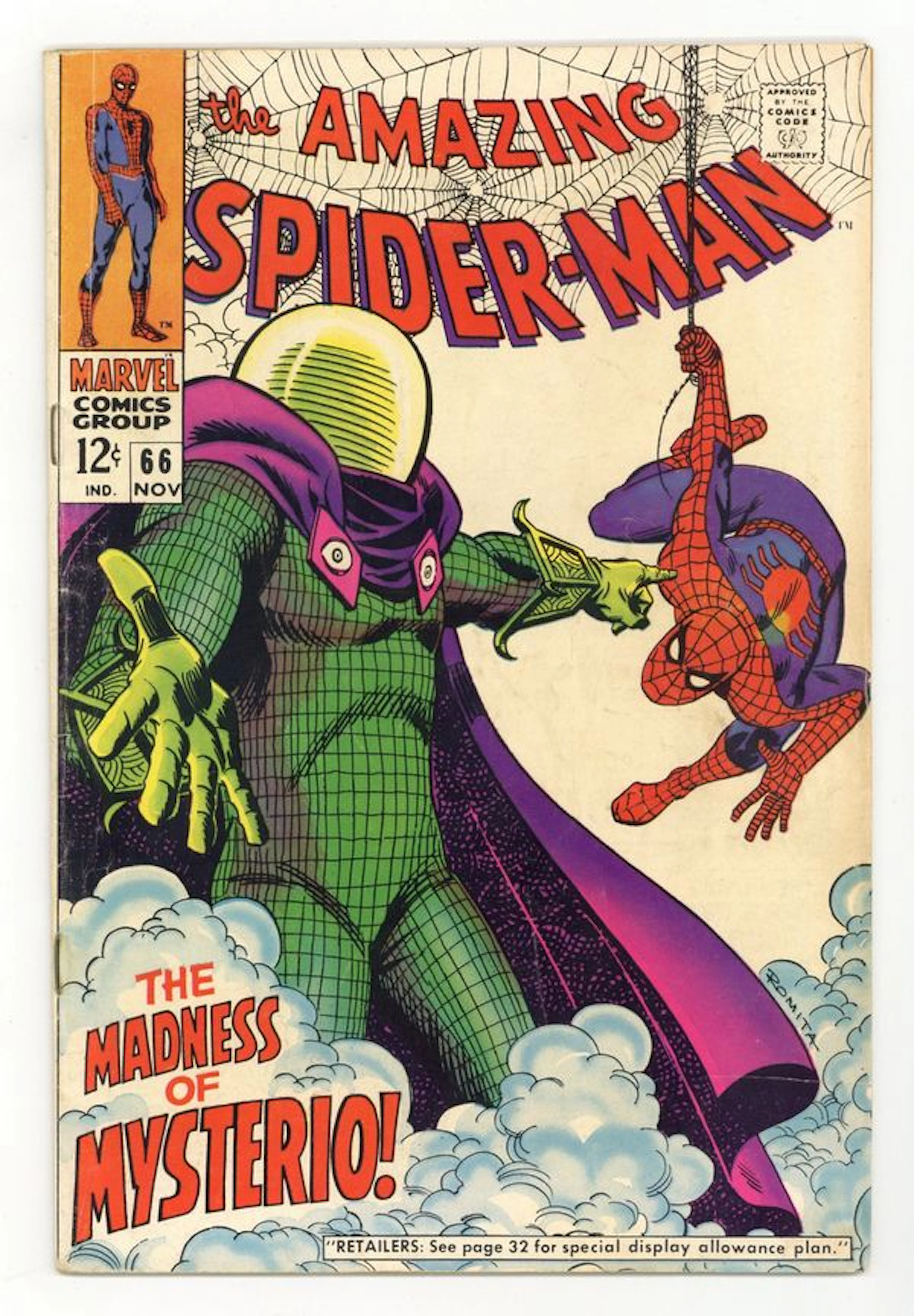 Amazing Spider-Man (1963 1st Series) 66 VG 4.0