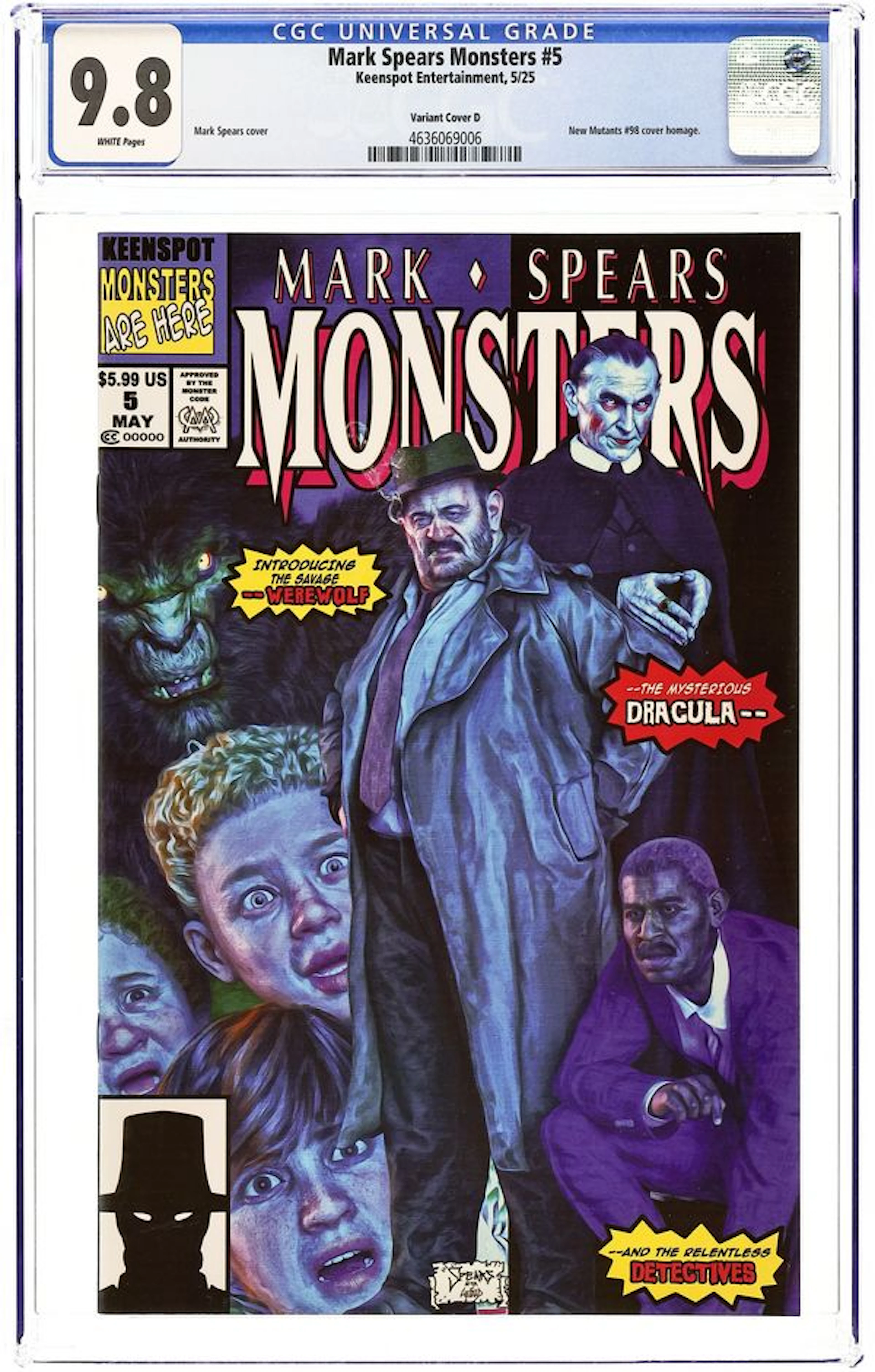 Mark Spears Monsters (2024 Keenspot) 5D CGC 9.8