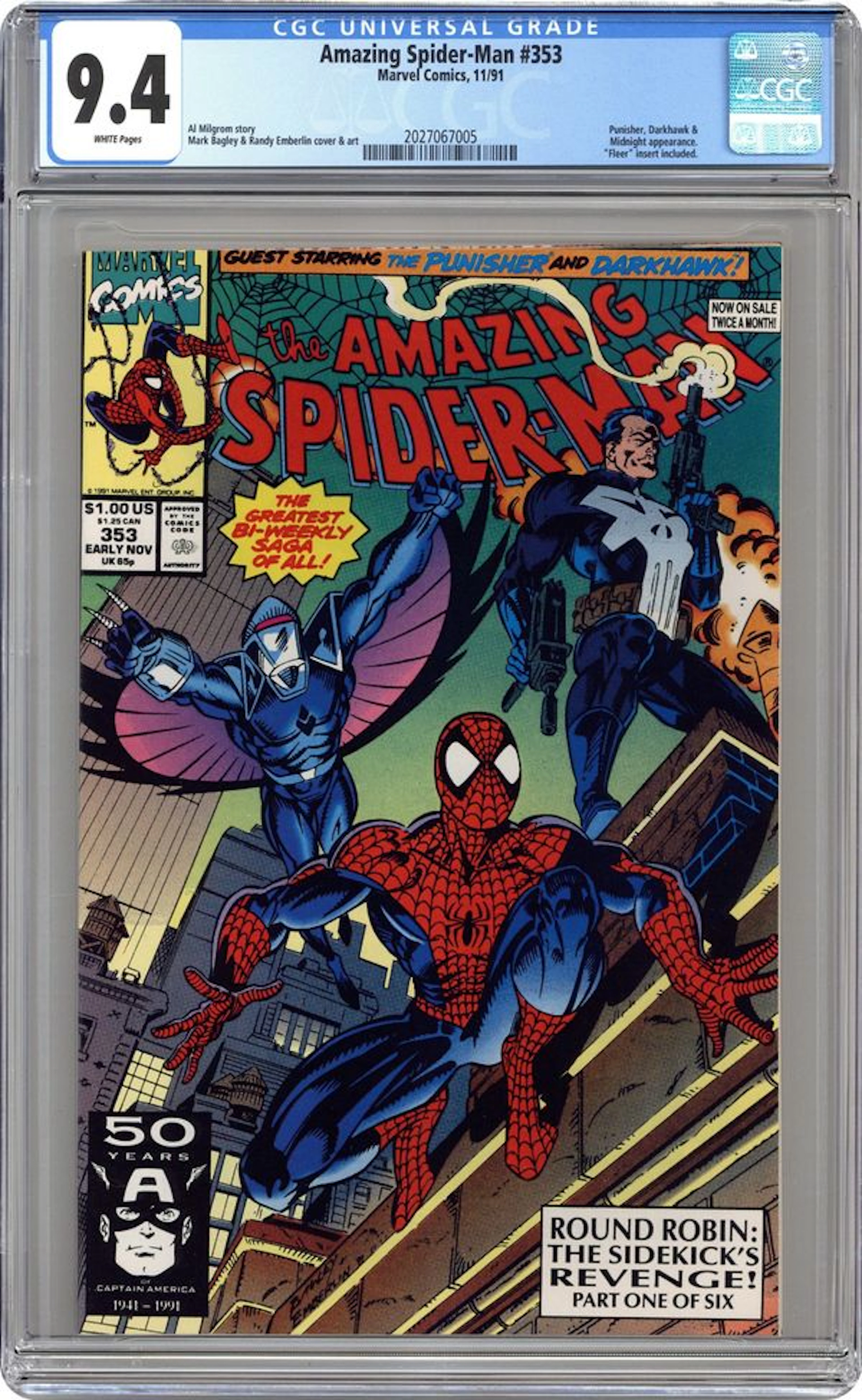 Amazing Spider-Man (1963 1st Series) 353 CGC 9.4