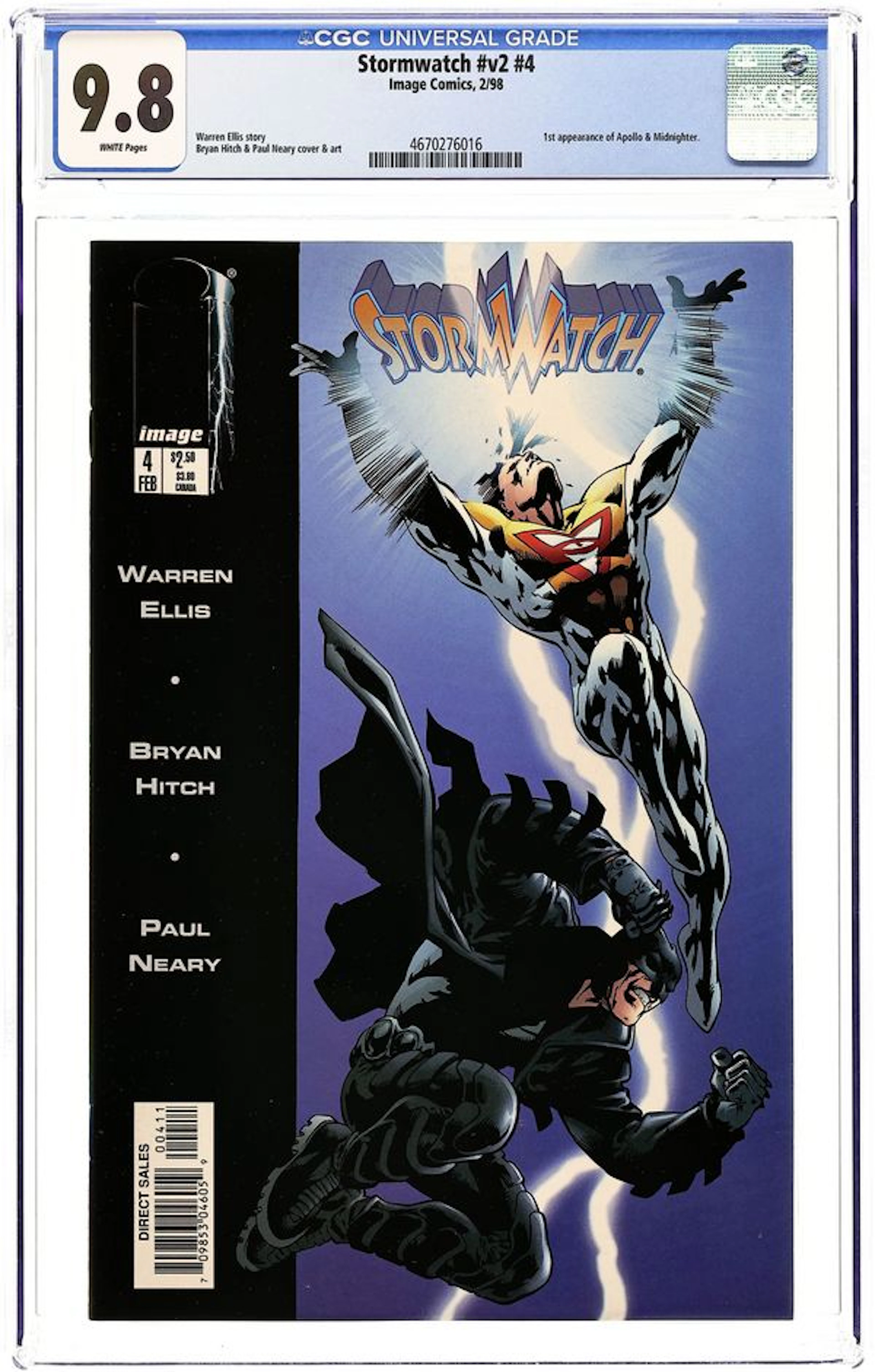 Stormwatch (1997 2nd Series) 4 CGC 9.8