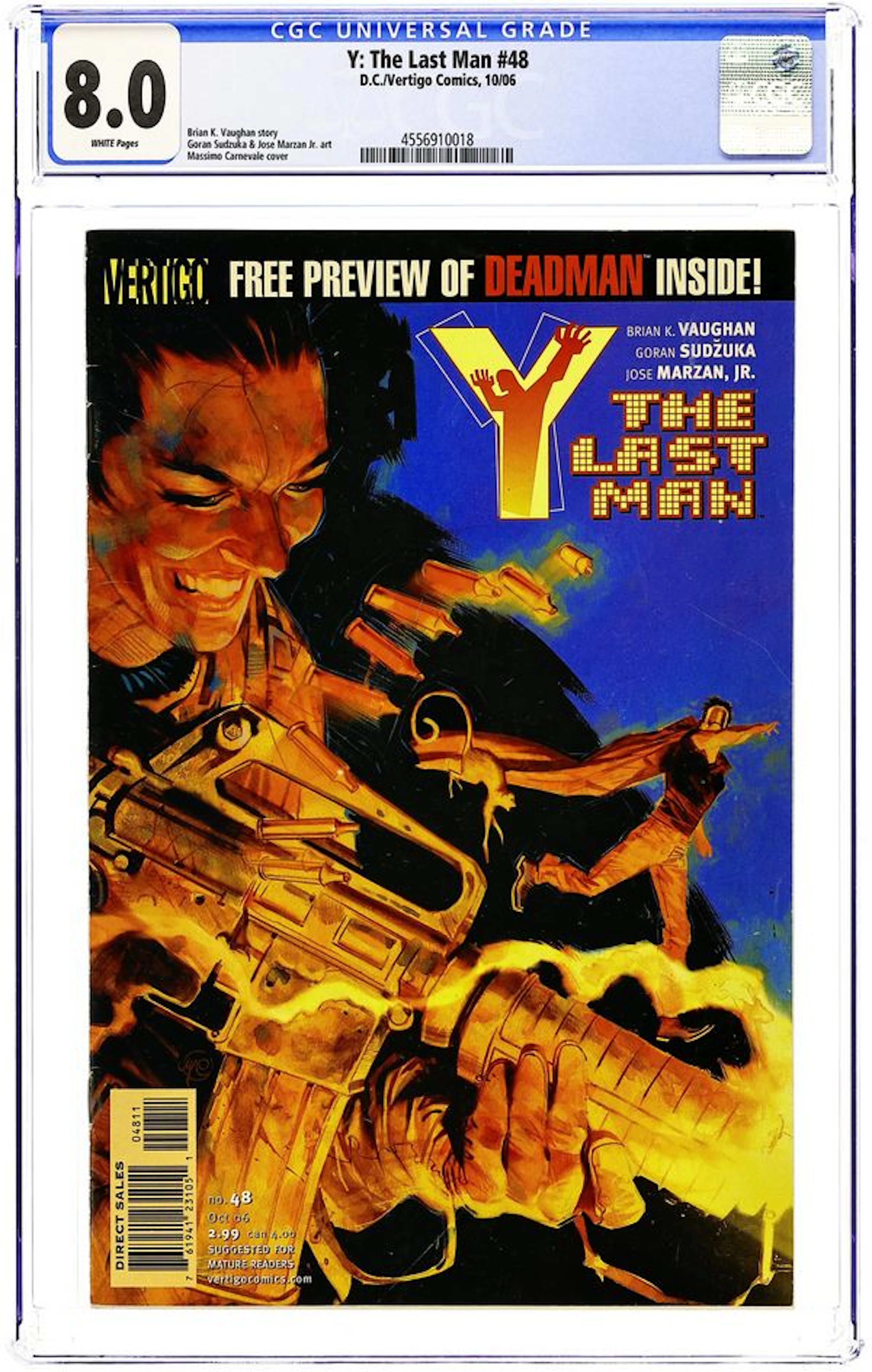 Y the Last Man (2002) 48 CGC 8.0
