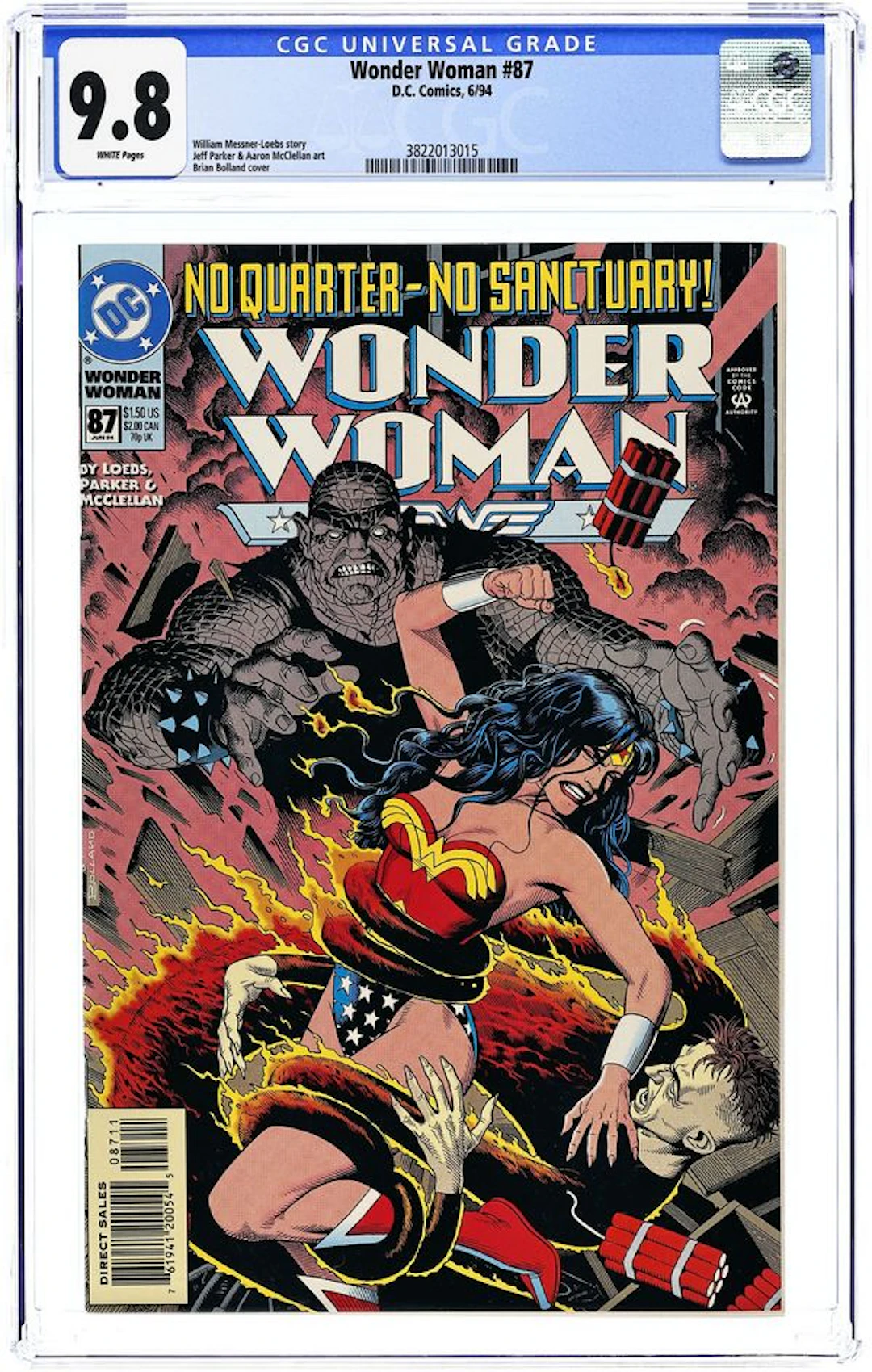 Wonder Woman (1987 2nd Series) 87 CGC 9.8