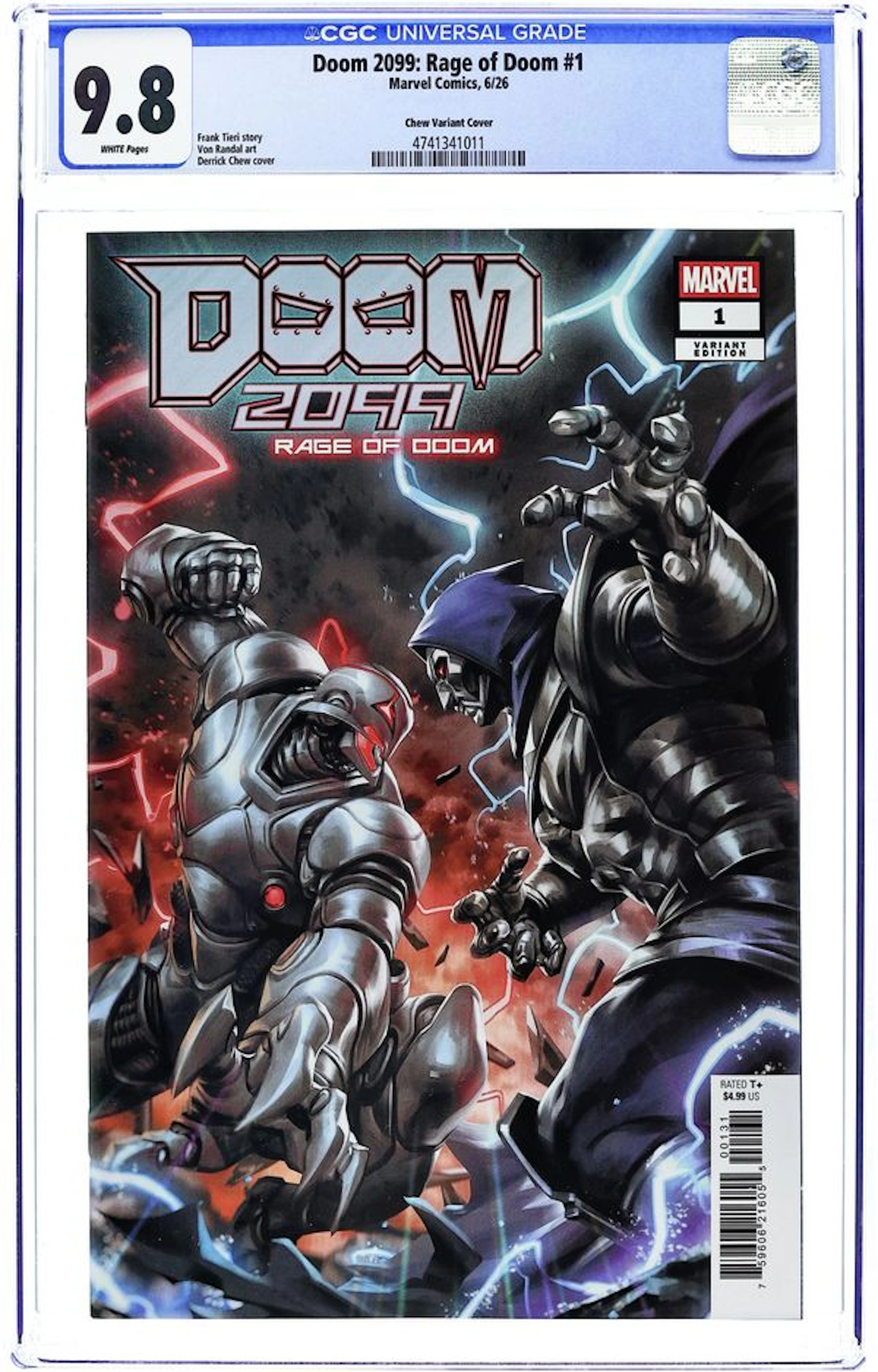 Doom 2099 Rage of Doom (2026 Marvel) 1C CGC 9.8