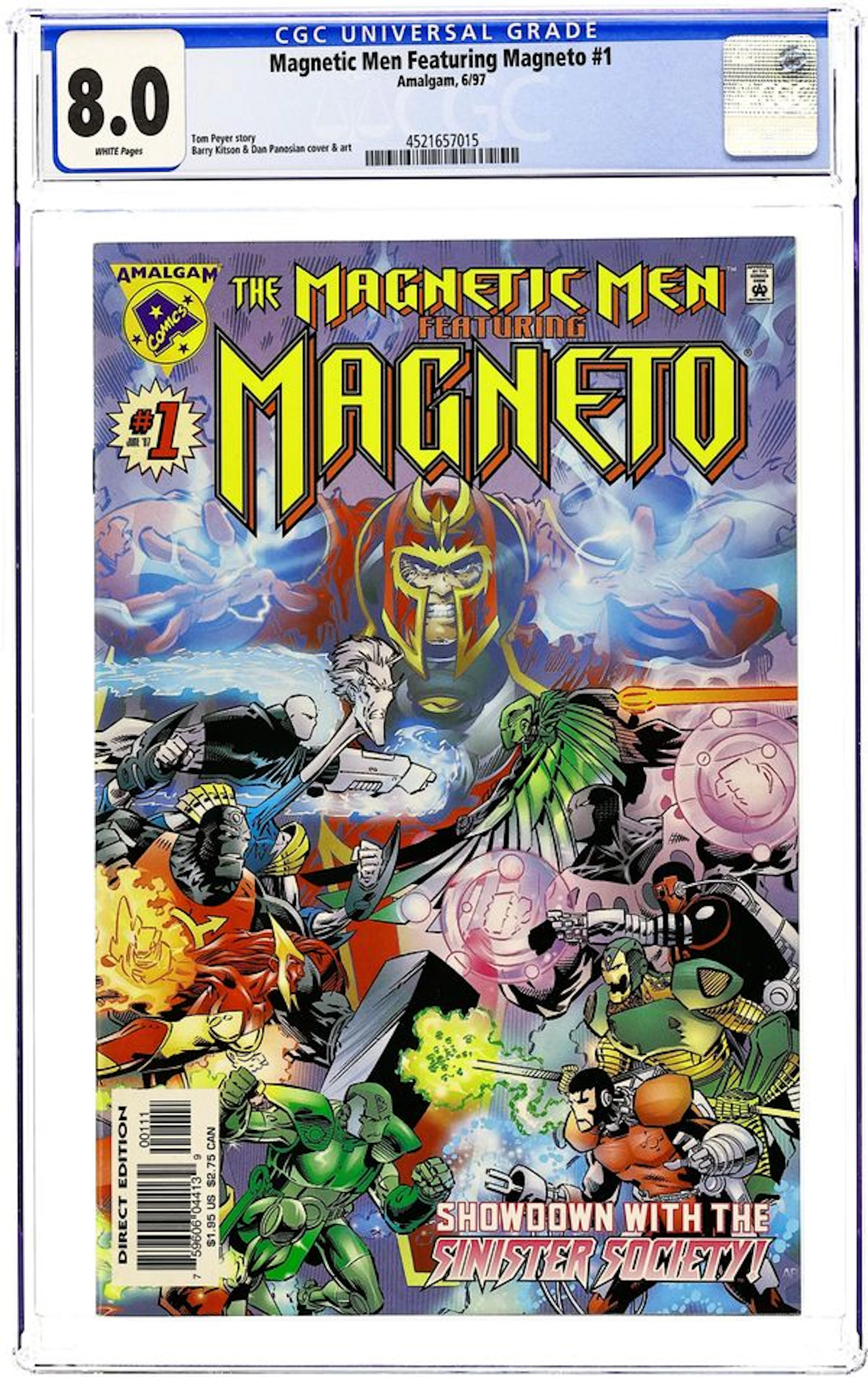 Magnetic Men Featuring Magneto (1997 Marvel/DC Amalgam) 1 CGC 8.0