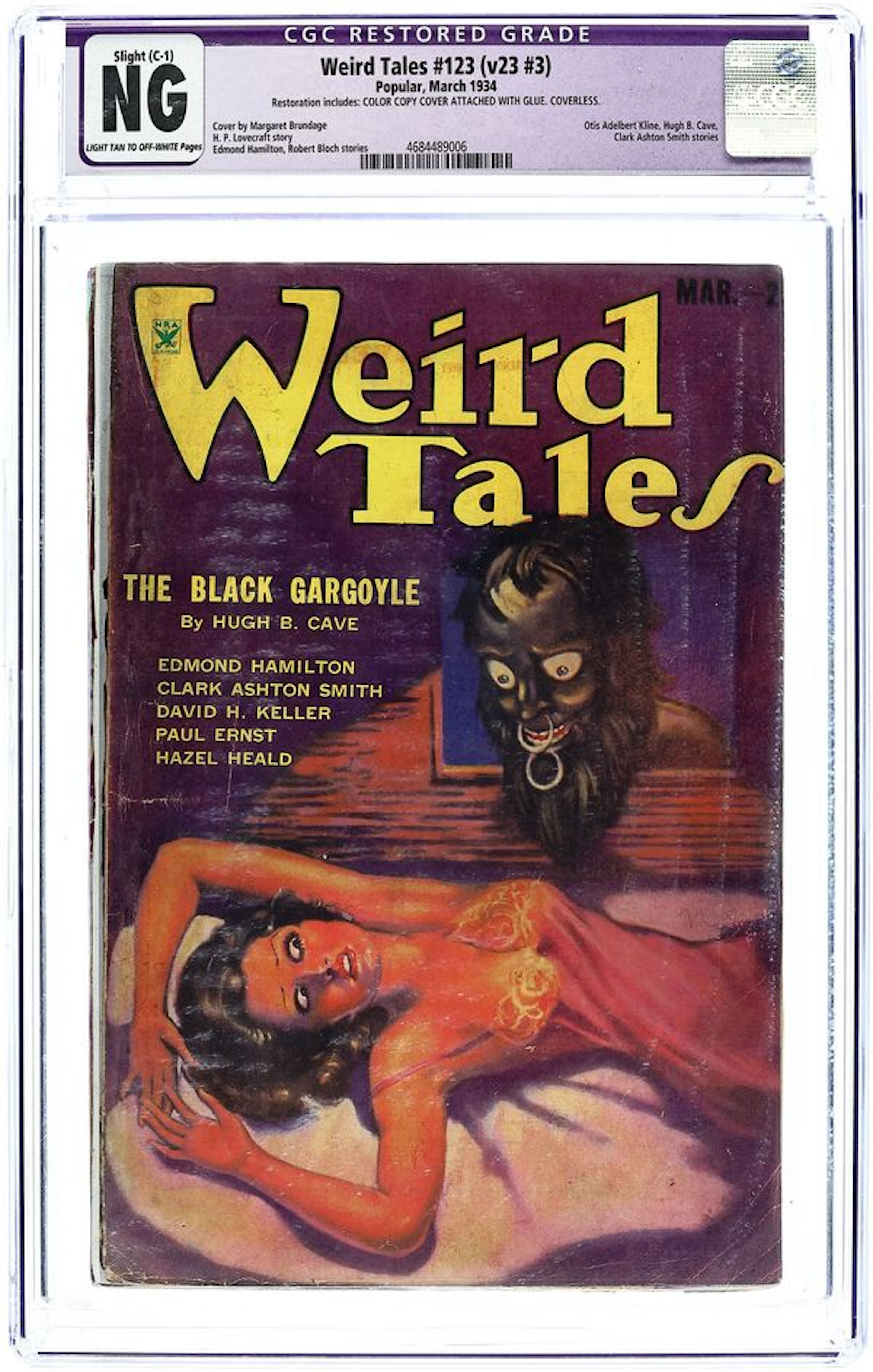 Weird Tales (1923-1985 Popular Fiction) Pulp 1st Series Vol. 23 #3