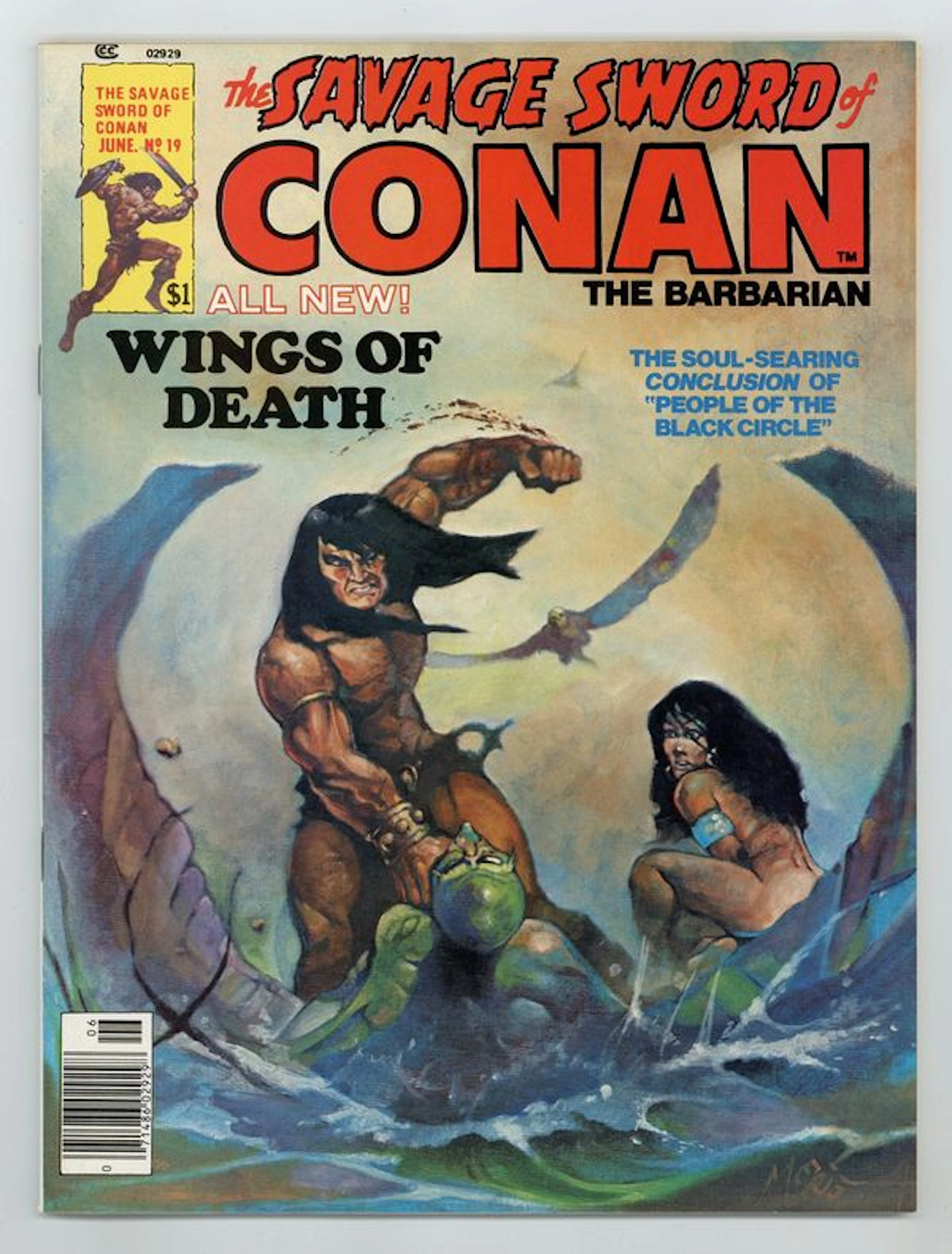 Savage Sword of Conan (1974 Marvel) 19 VF 8.0