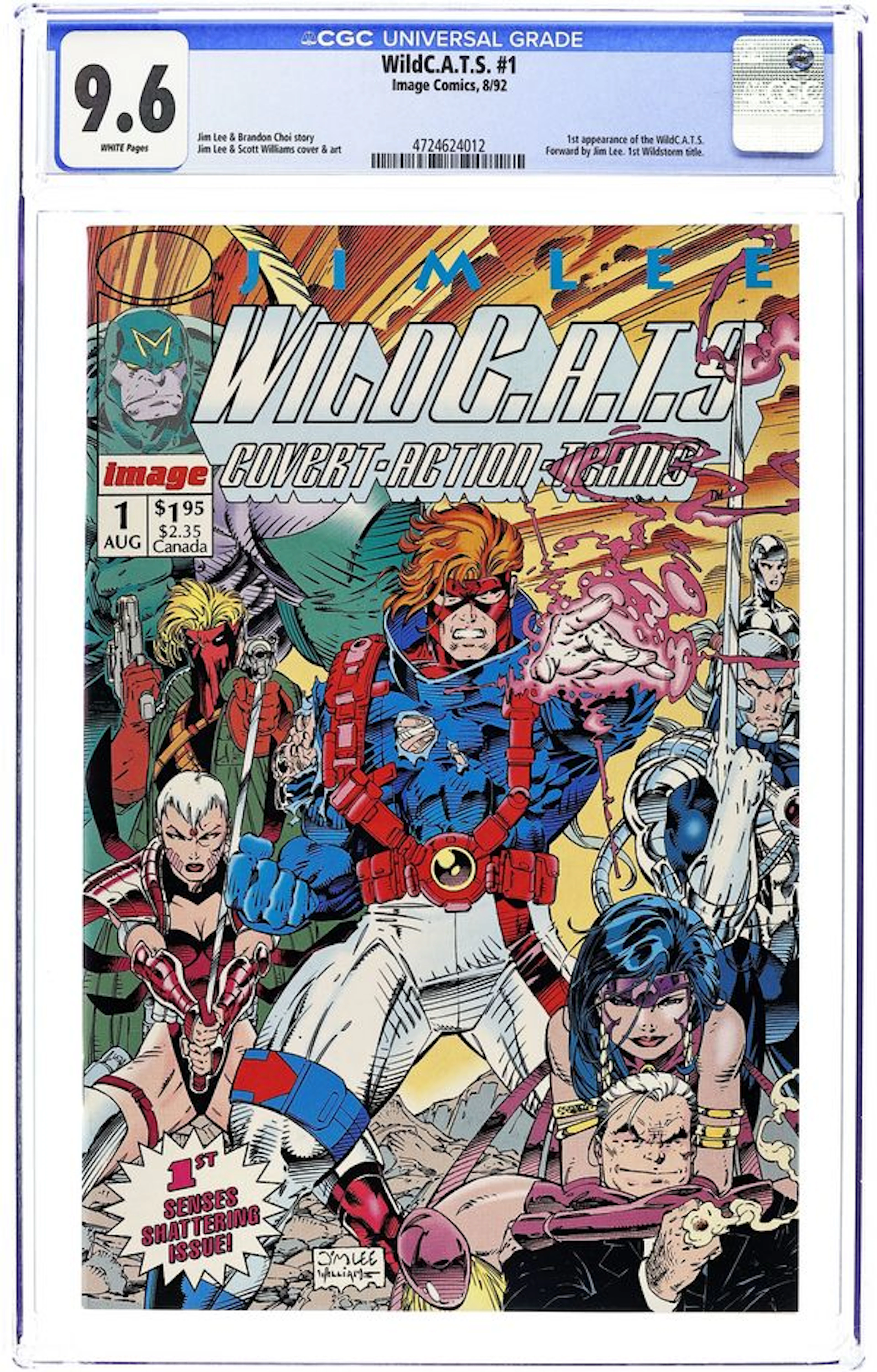 Wildcats Covert Action Teams (1992 Image) 1A CGC 9.6