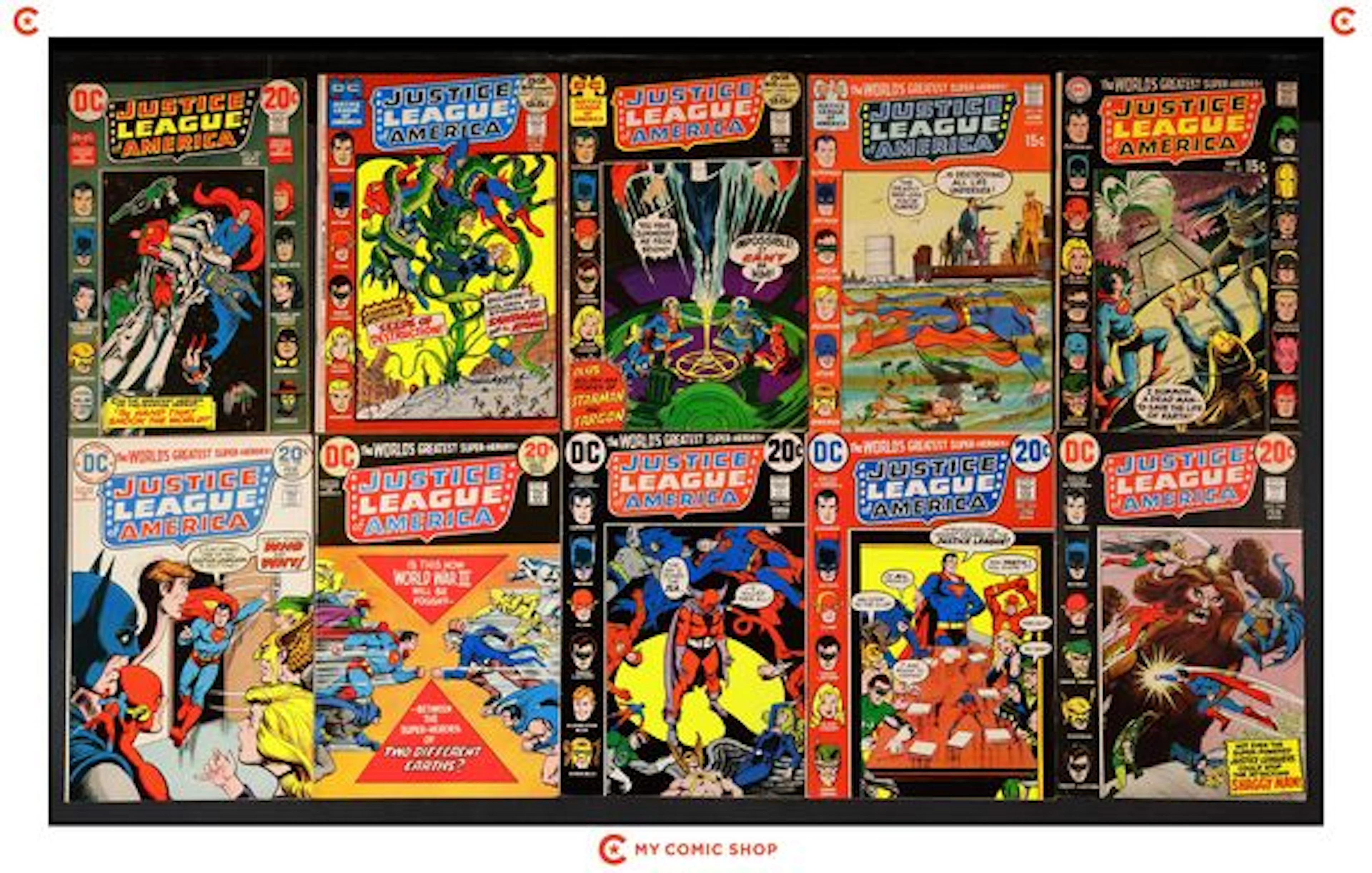 Justice League of America Lot of 10