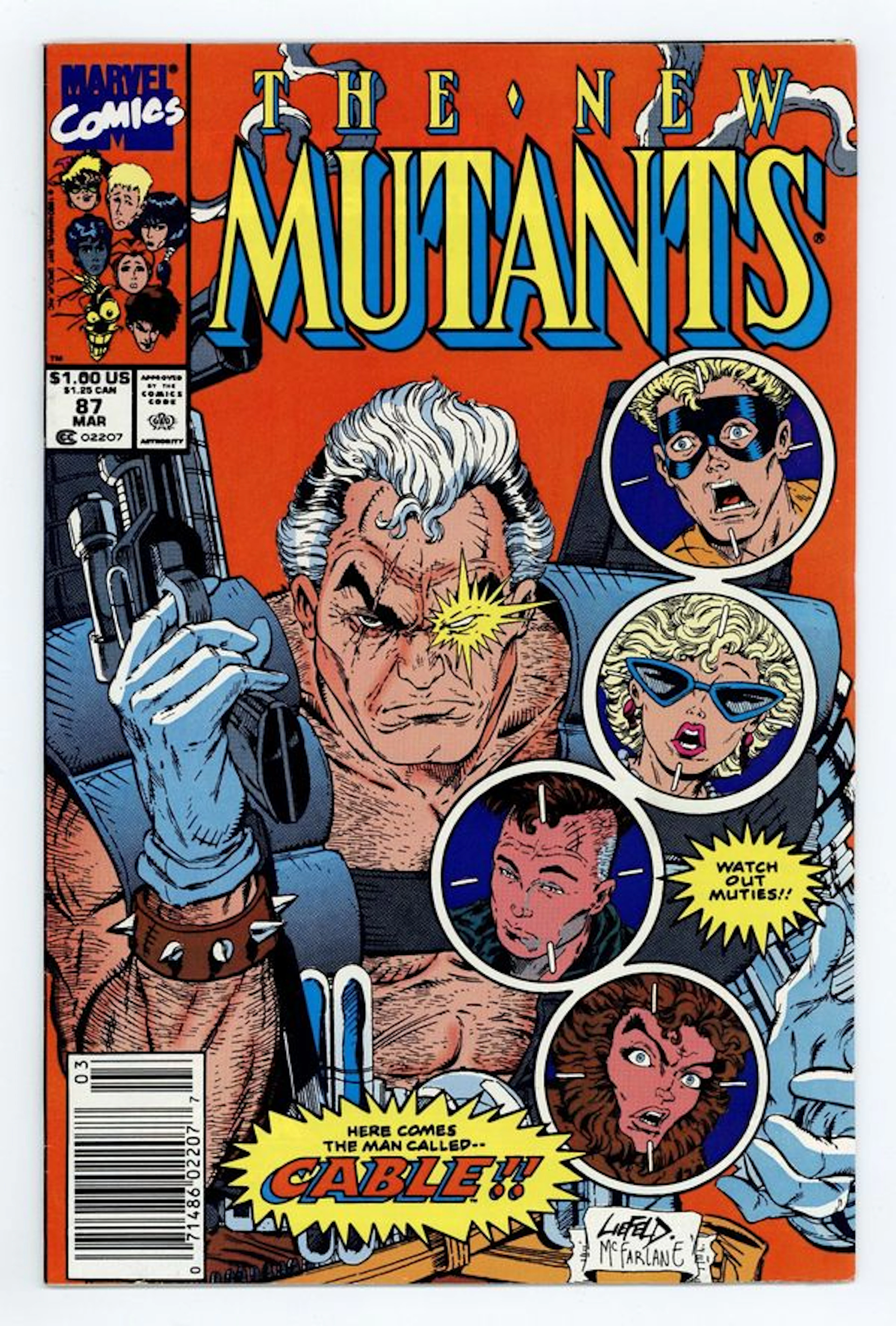 New Mutants (1983 1st Series) 87N FN+ 6.5
