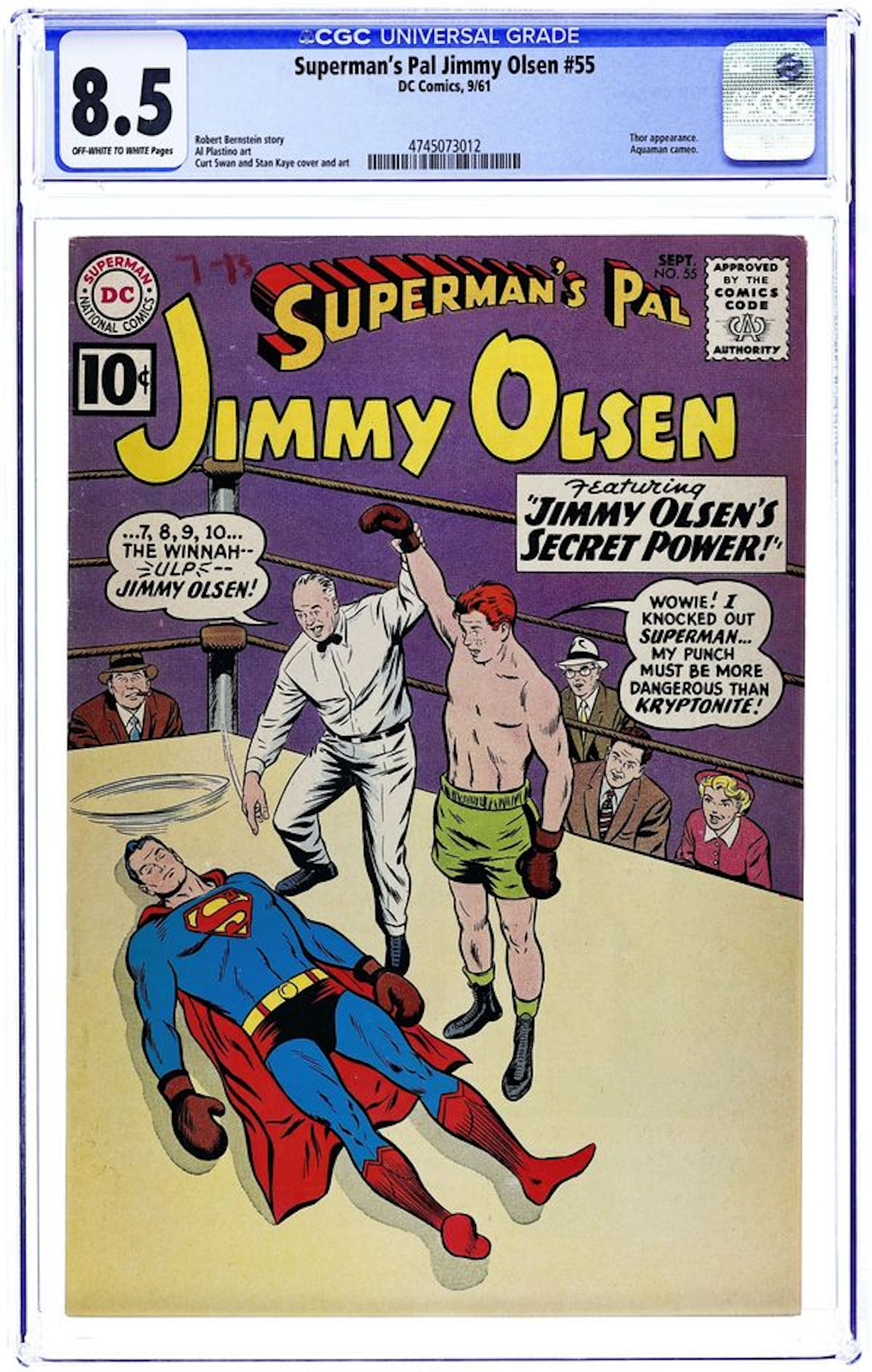 Superman's Pal Jimmy Olsen (1954) 55 CGC 8.5