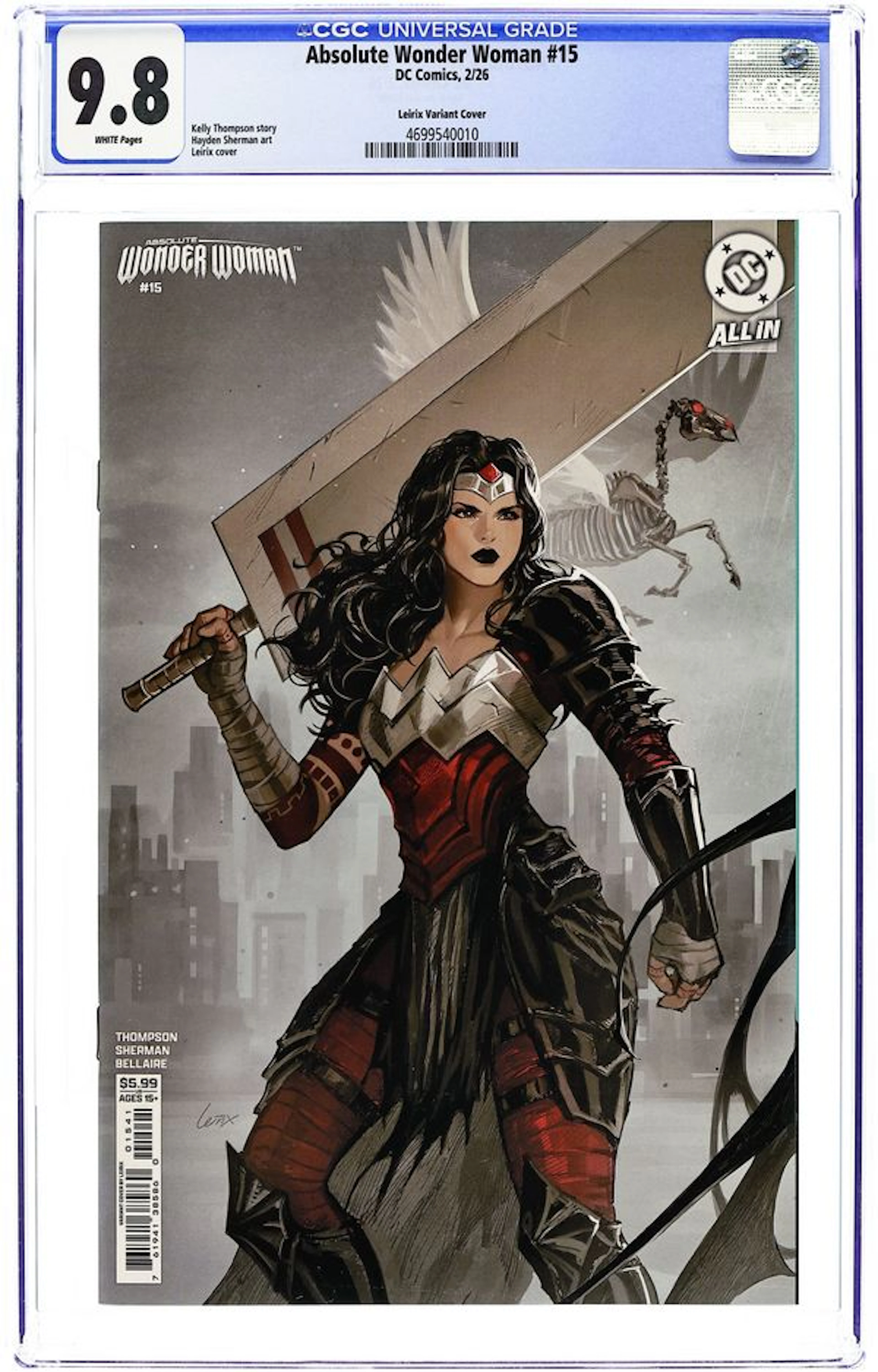 Absolute Wonder Woman (2024 DC) 15C CGC 9.8