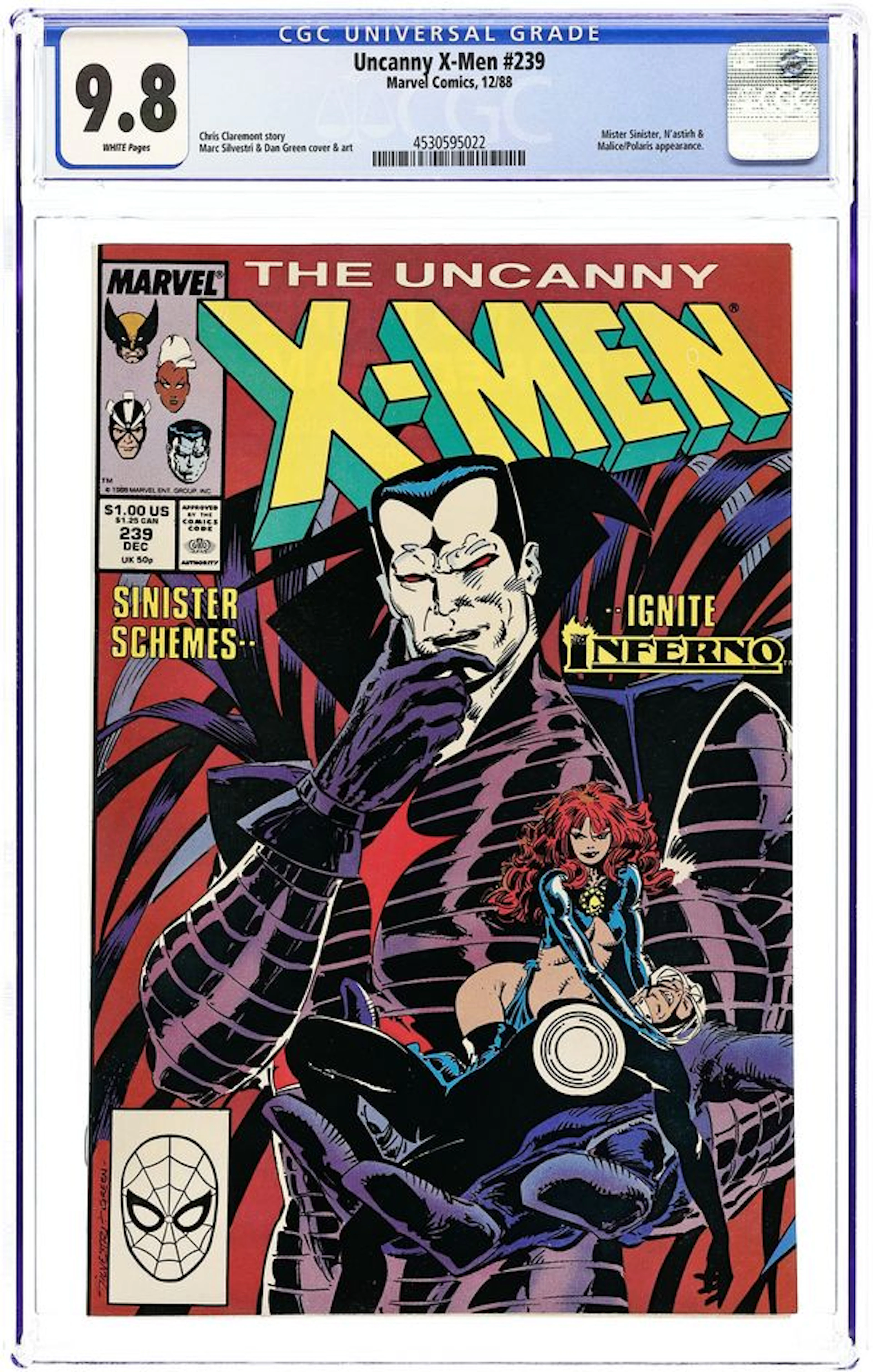 Uncanny X-Men (1963 1st Series) 239 CGC 9.8