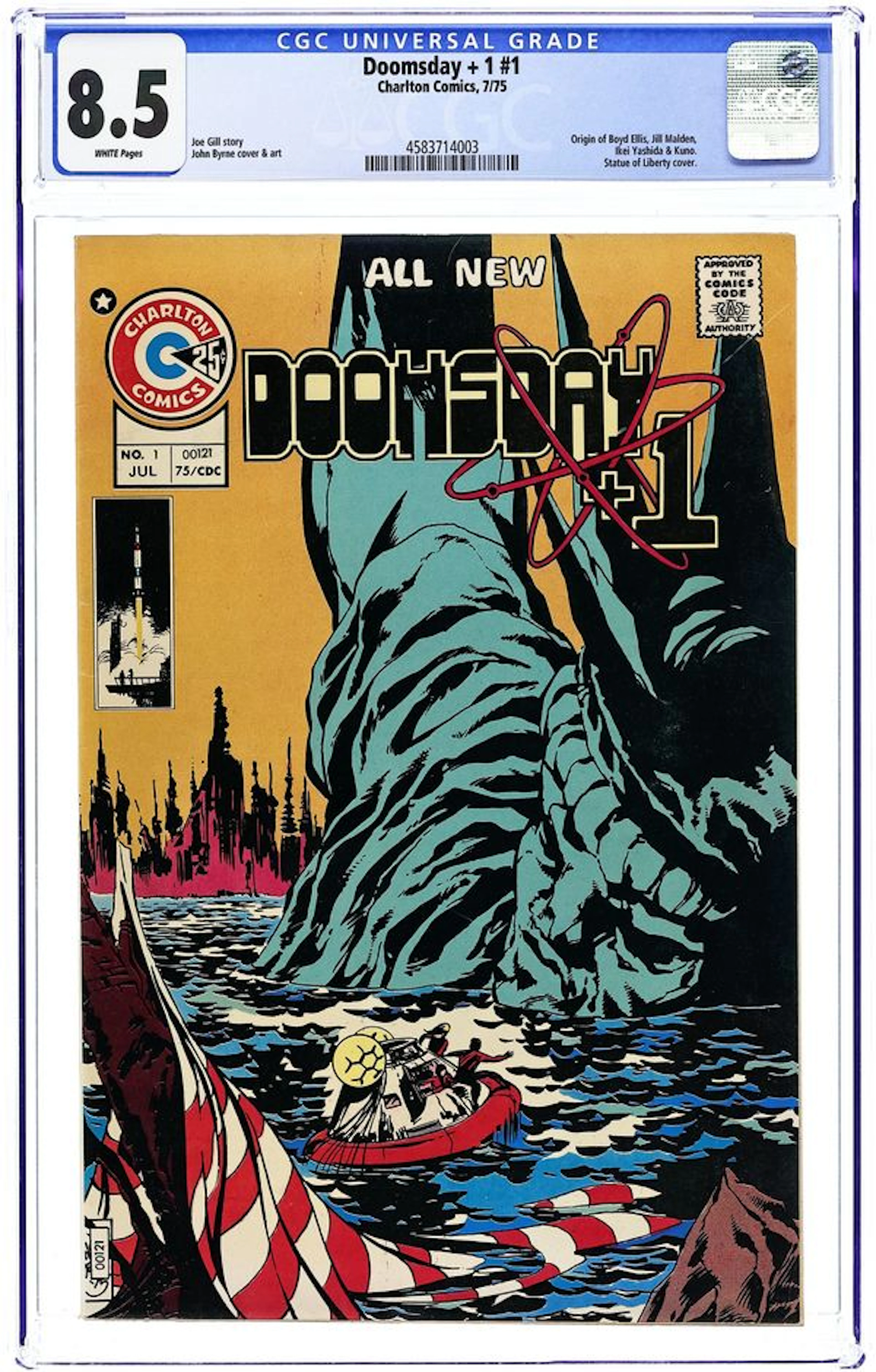 Doomsday +1 (1975 Charlton) 1 CGC 8.5