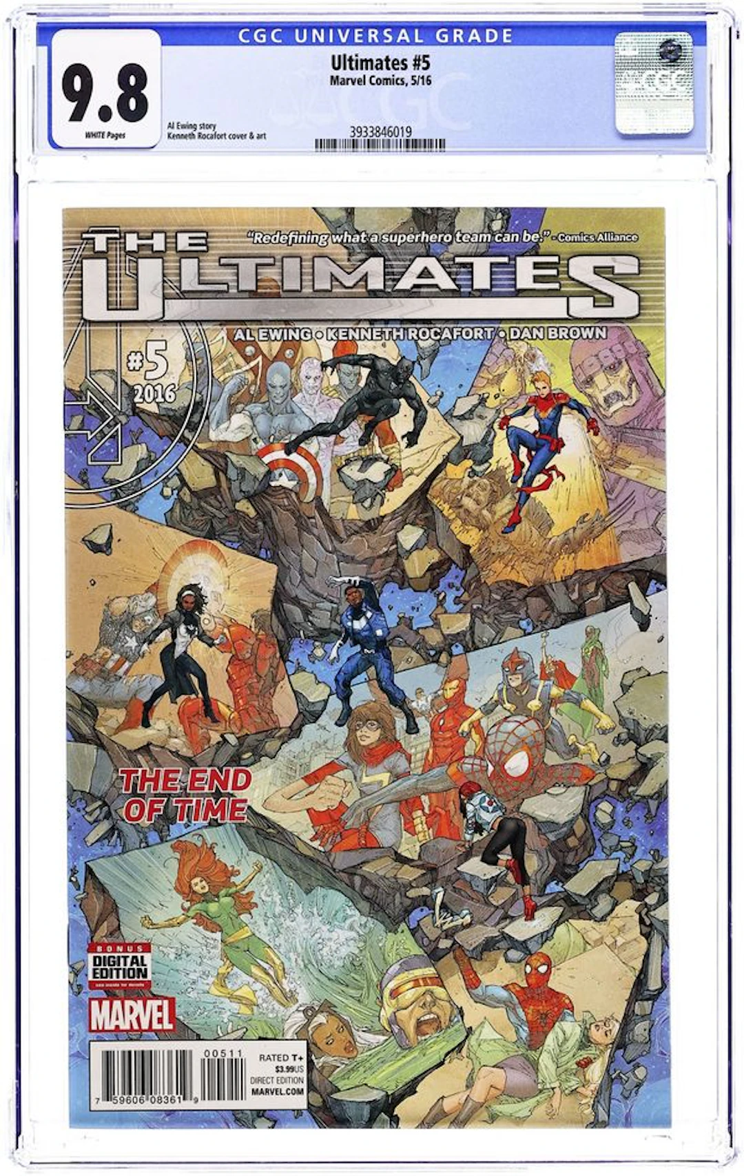 Ultimates (2015 Marvel) 5A CGC 9.8