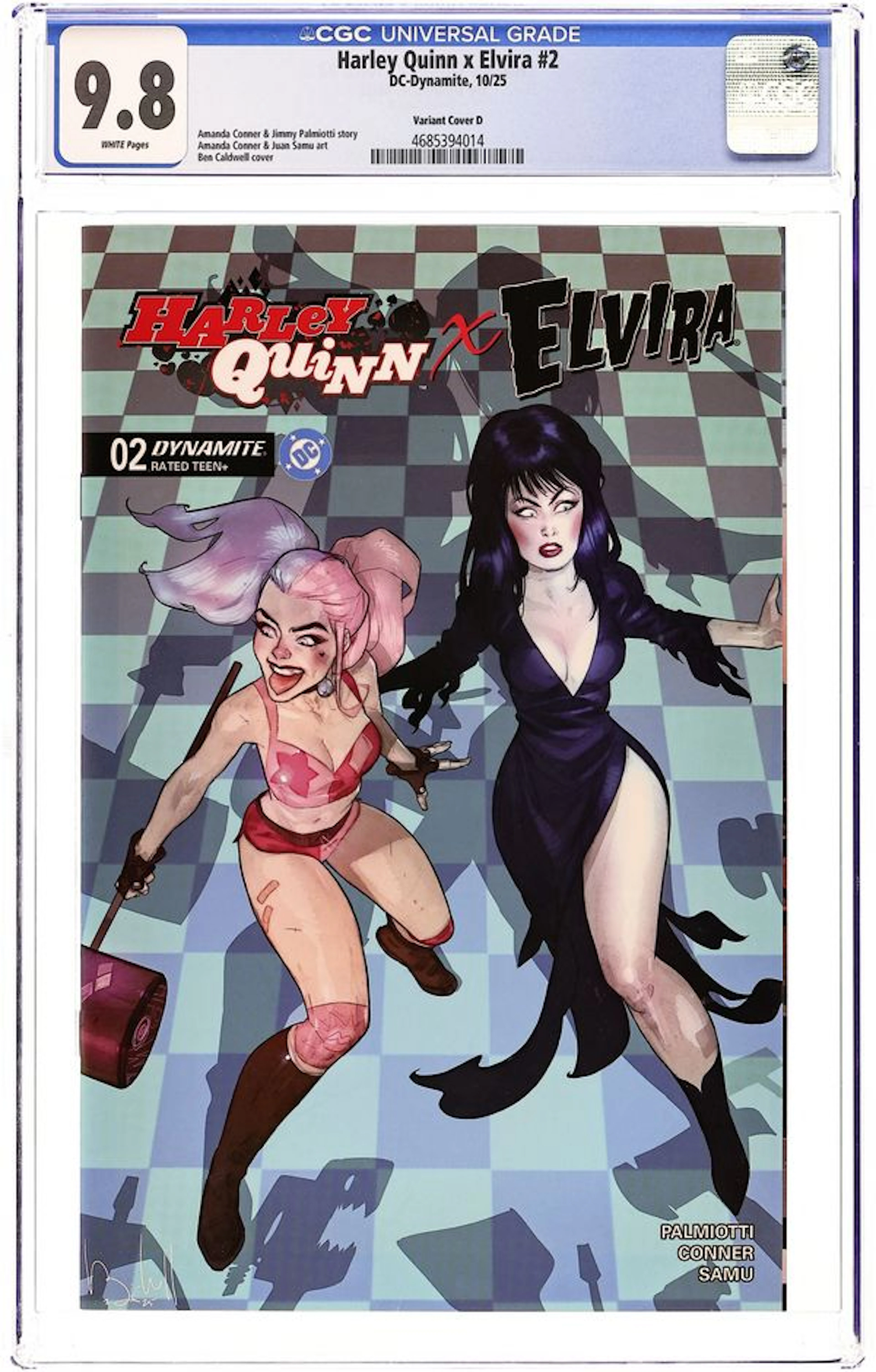 Harley Quinn x Elvira (2025 Dynamite) 2D CGC 9.8
