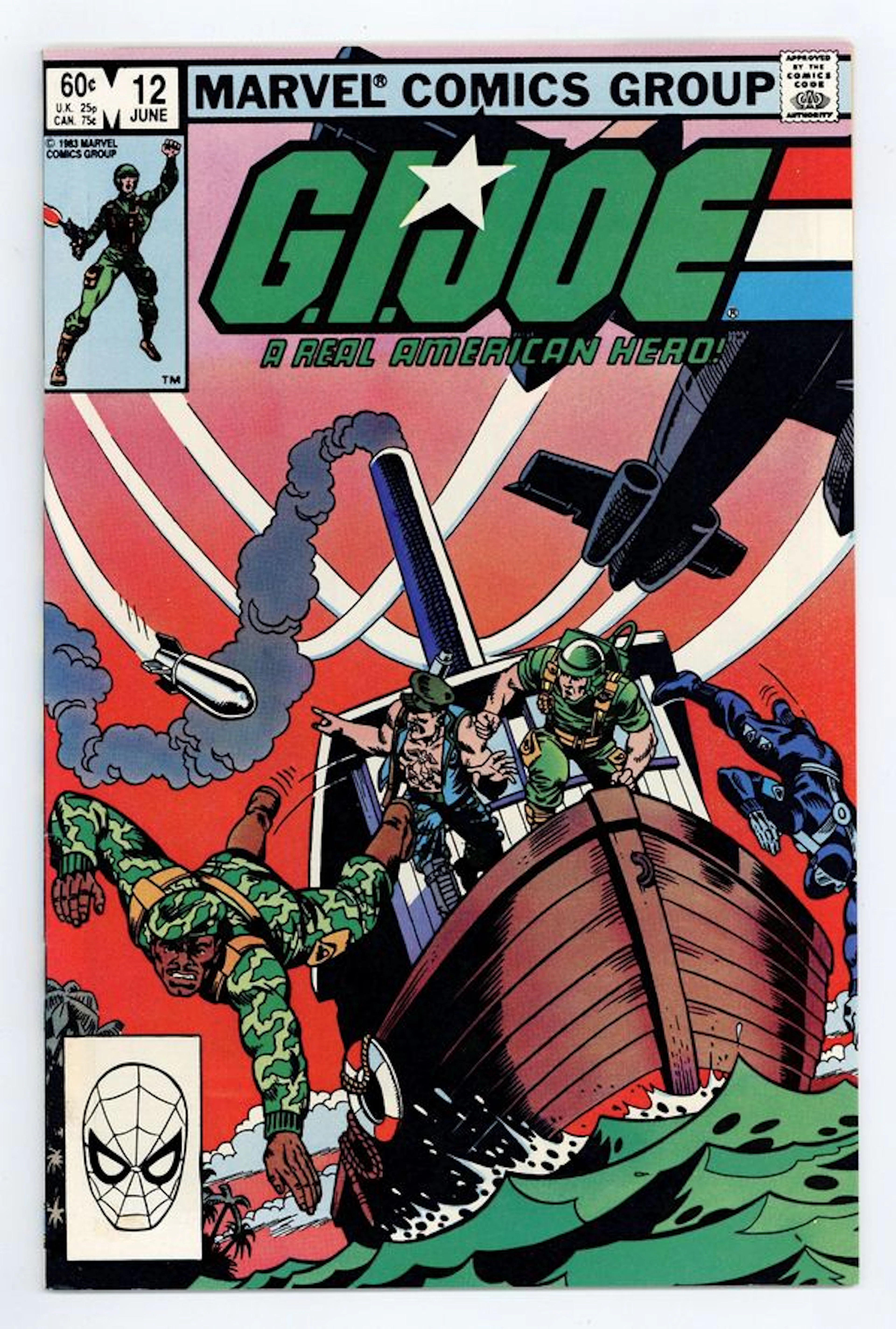 GI Joe A Real American Hero (1982 Marvel) 12D VF- 7.5