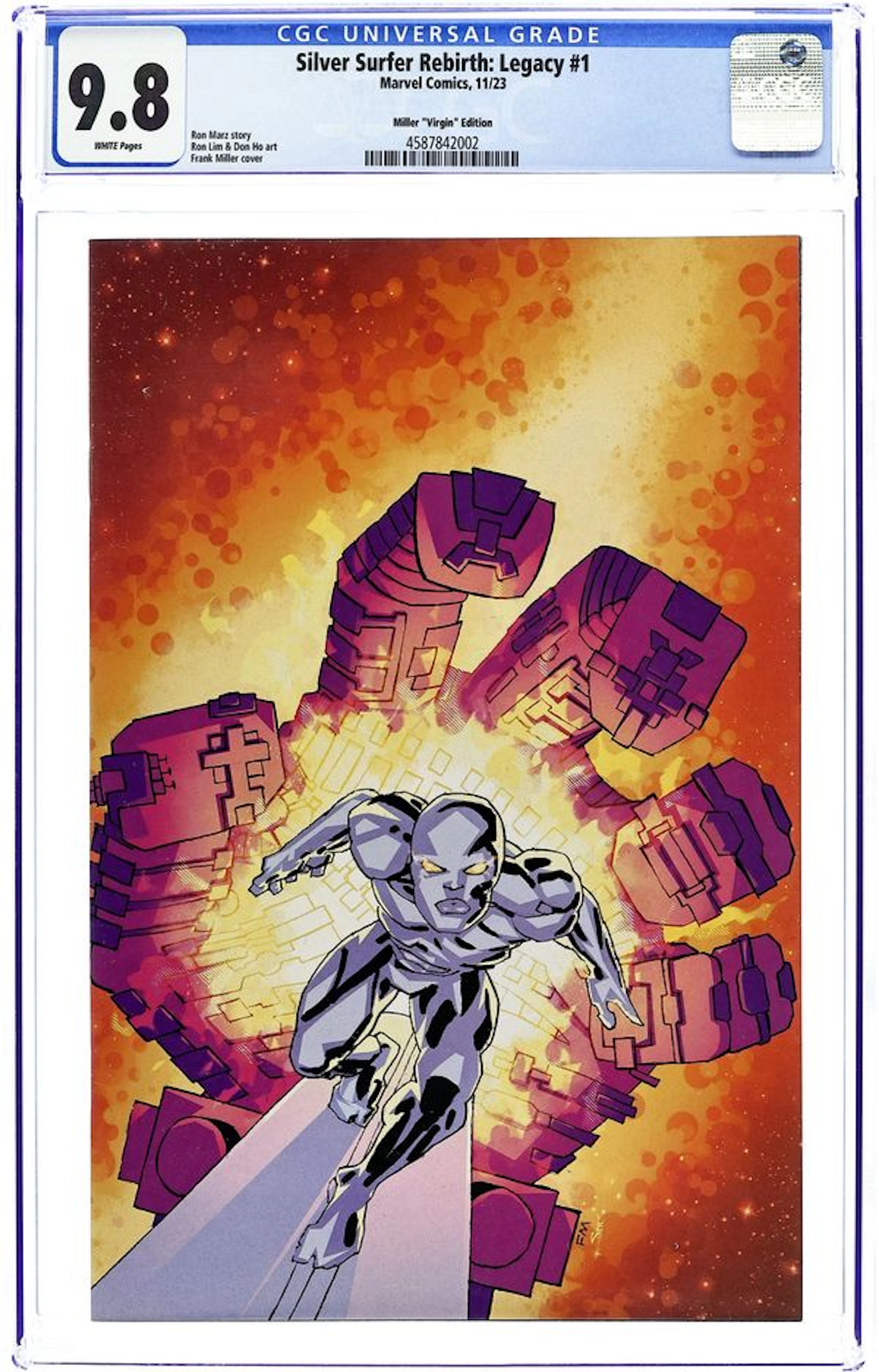 Silver Surfer Rebirth Legacy (2023 Marvel) 1E CGC 9.8