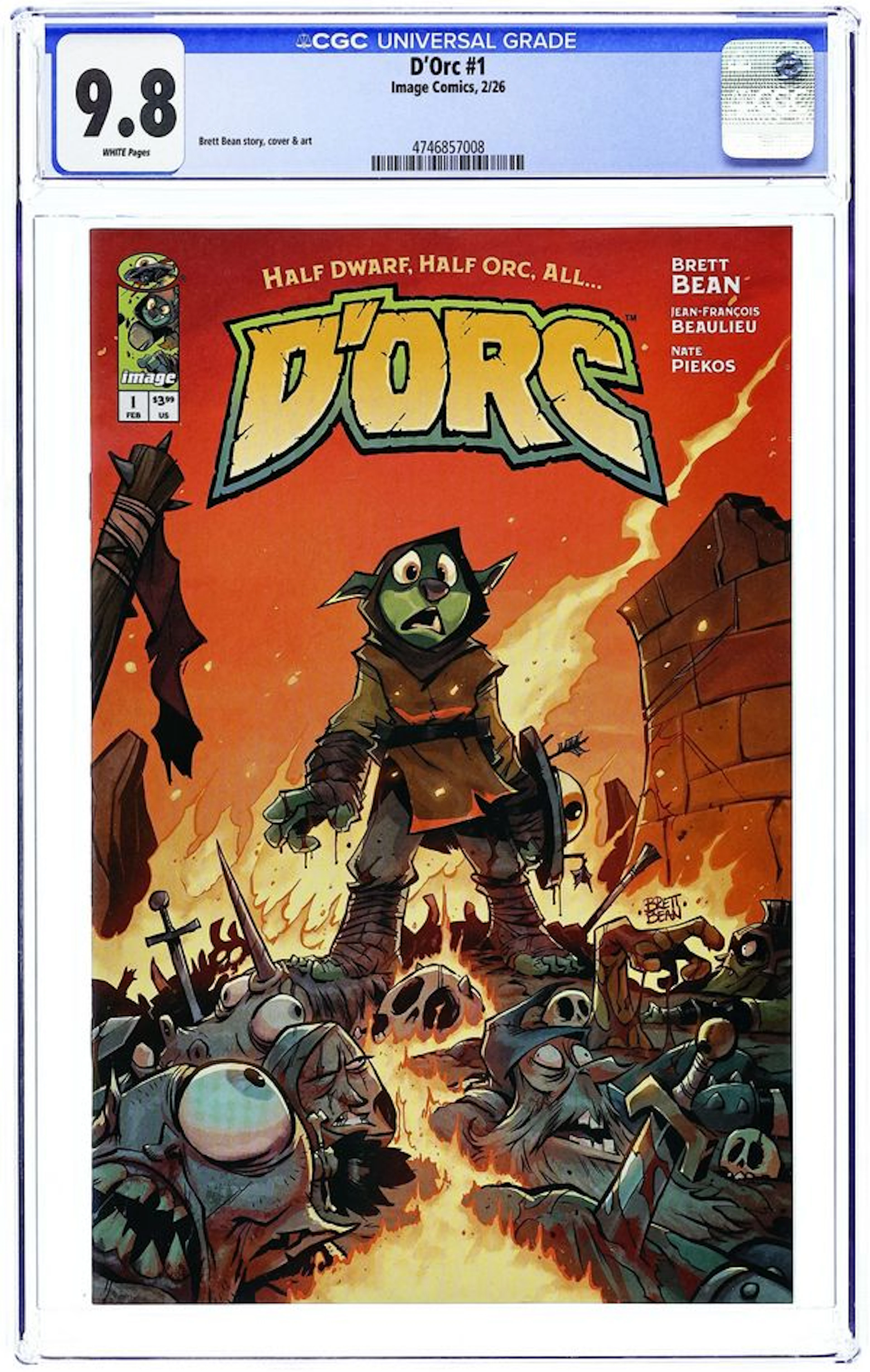 D'orc (2026 Image) 1A CGC 9.8