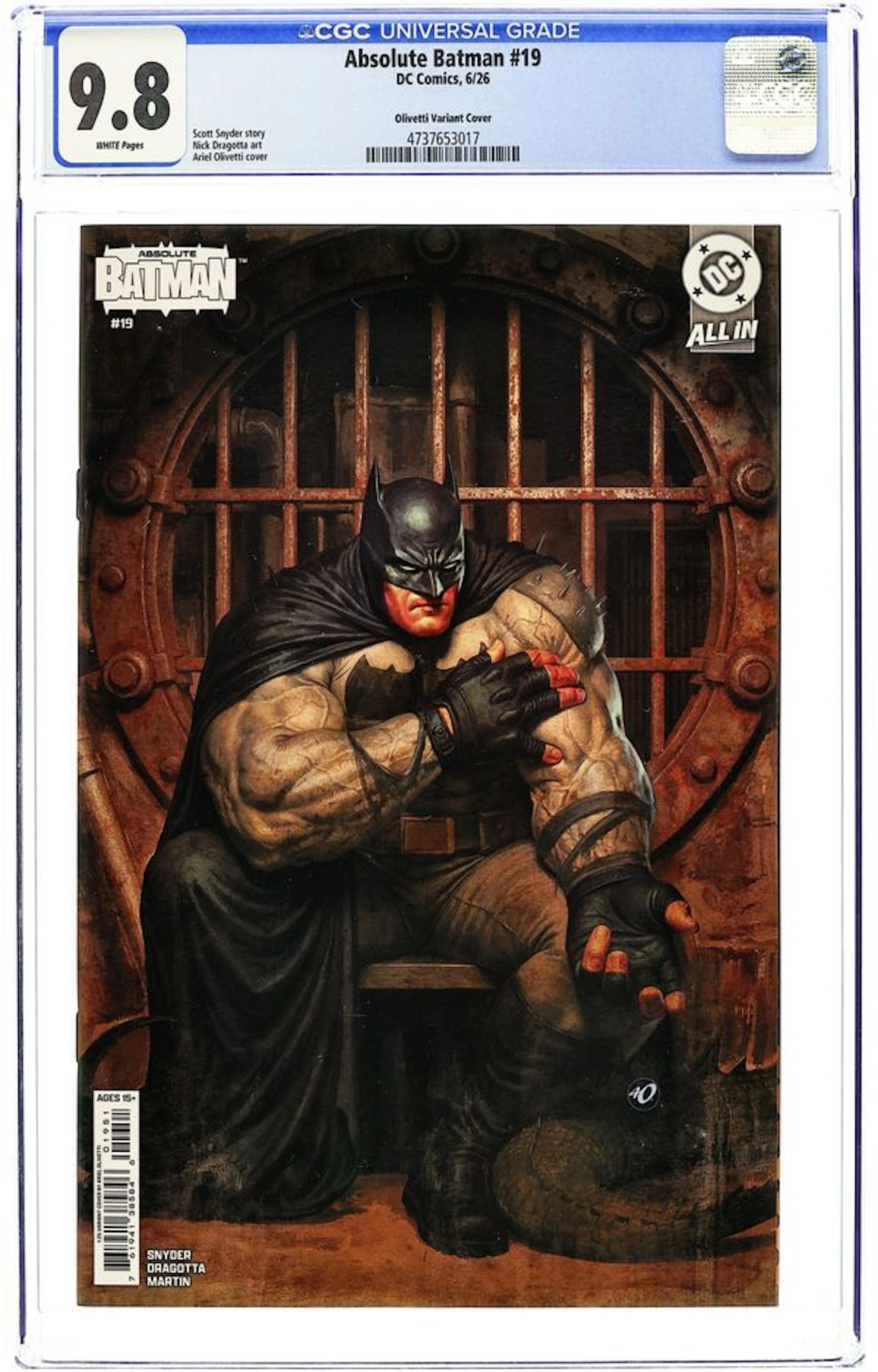 Absolute Batman (2024 DC) 19E CGC 9.8
