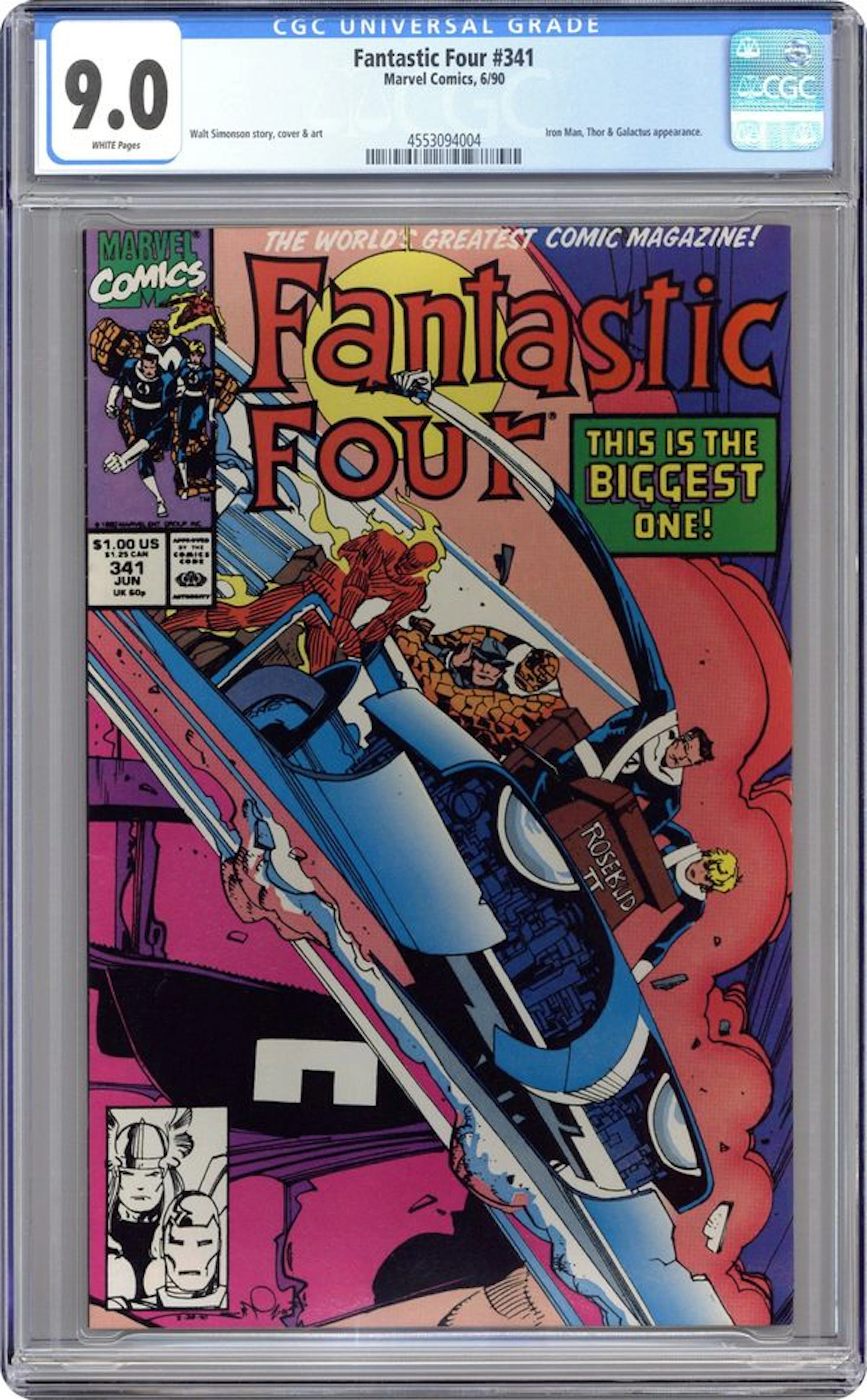 Fantastic Four (1961 1st Series) 341D CGC 9.0