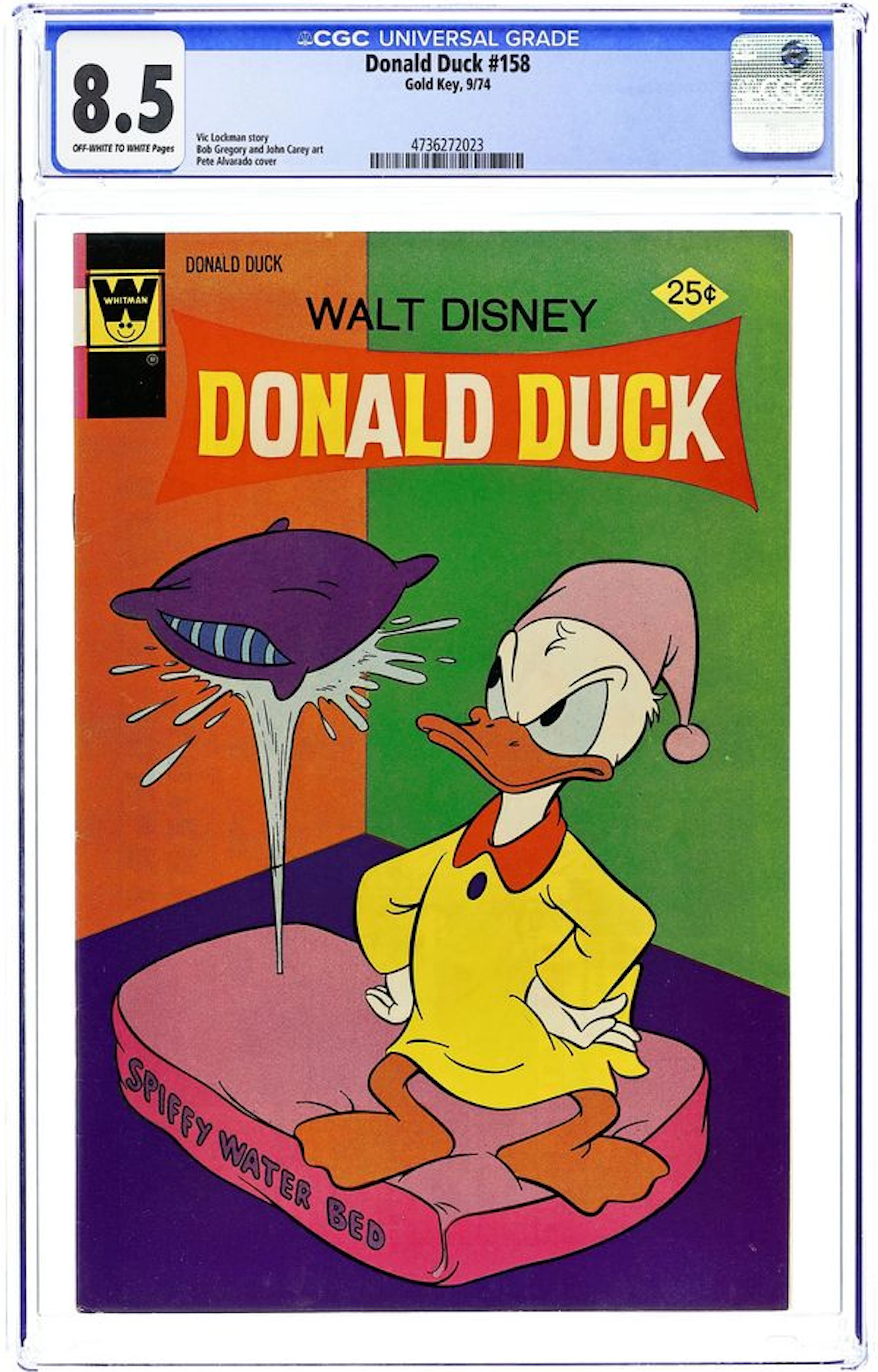 Donald Duck (1971-1980) Whitman Variants 158 CGC 8.5