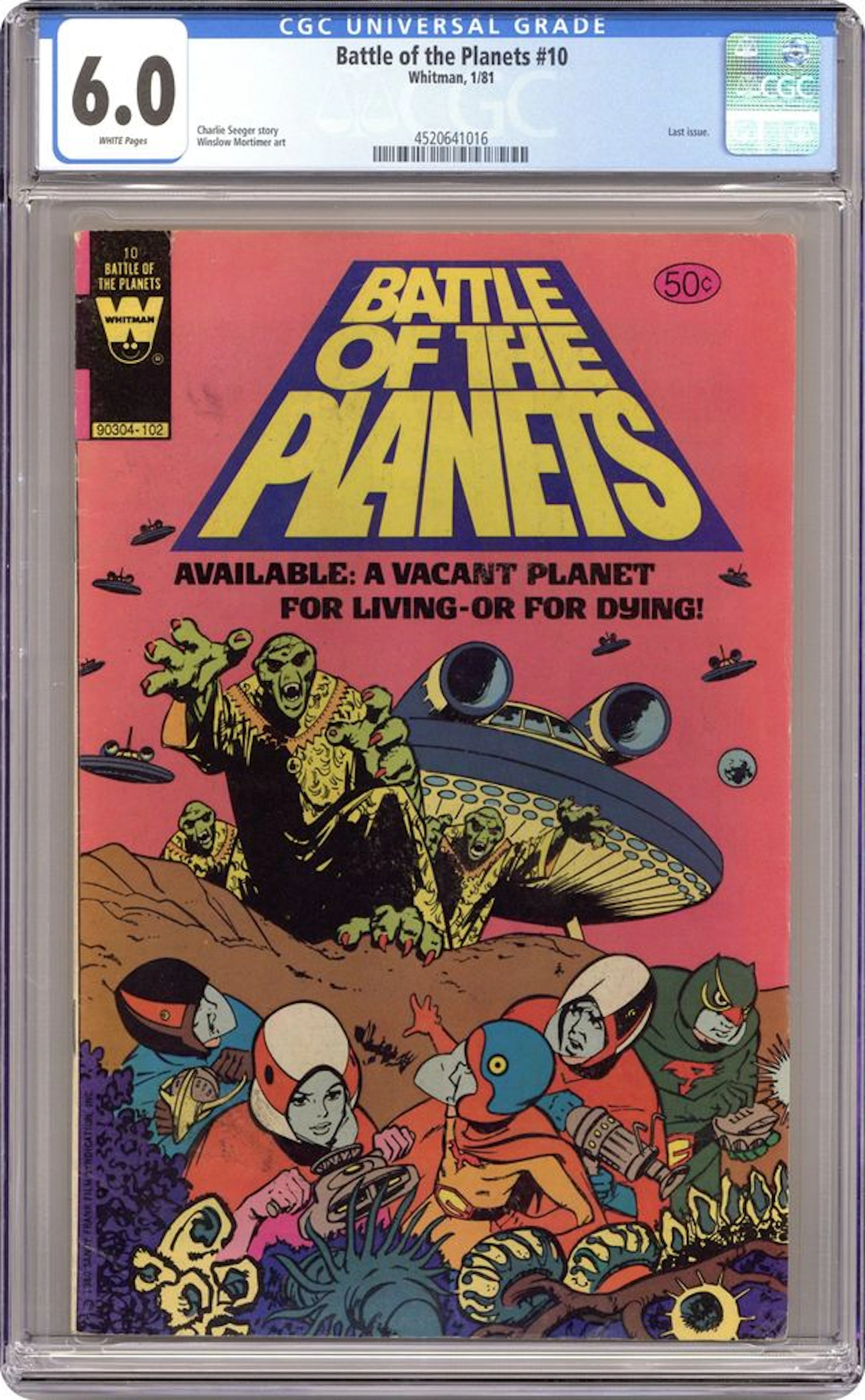 Battle of the Planets (1979 Whitman) 10 CGC 6.0