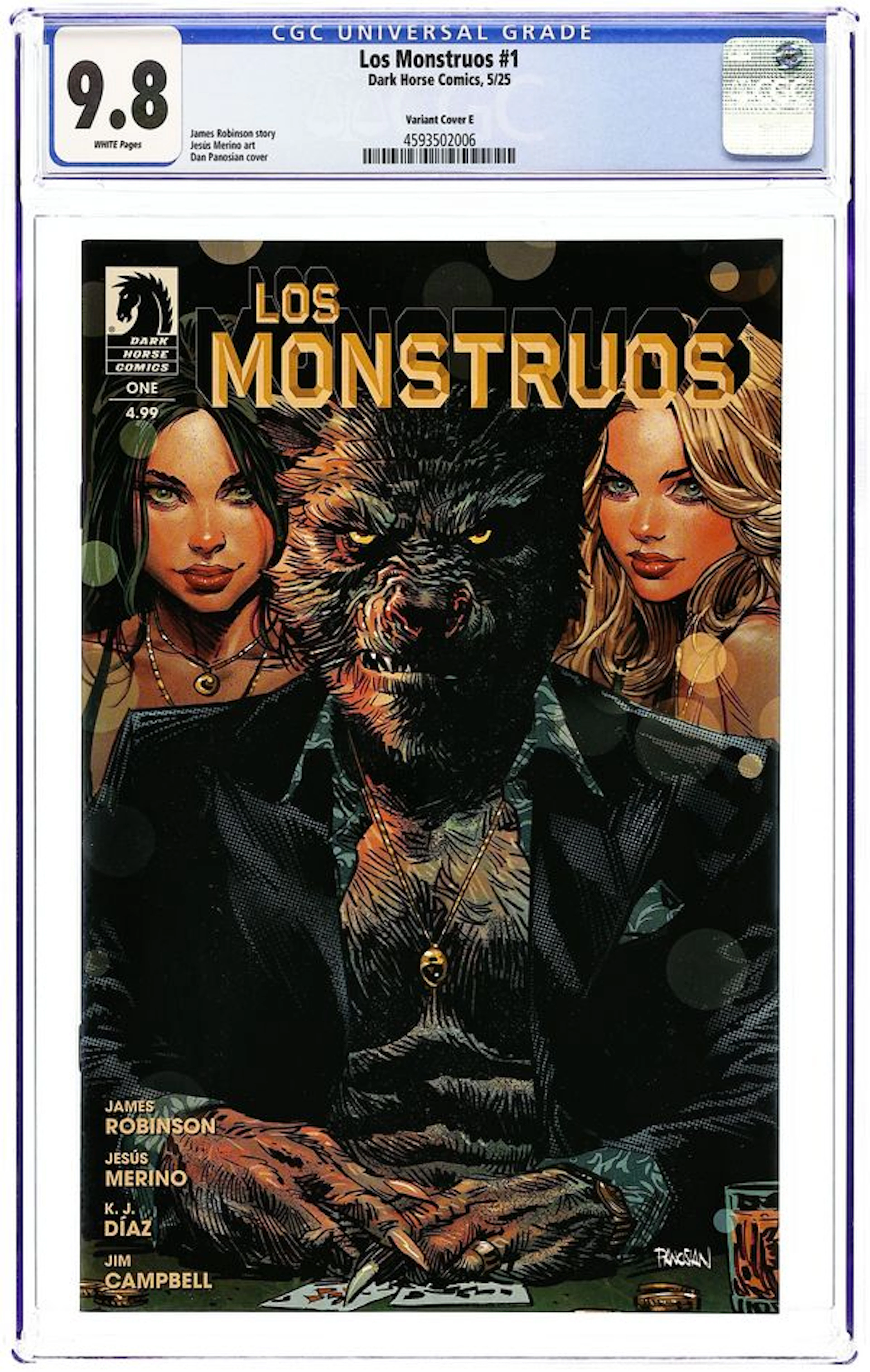 Los Monstruos (2025 Dark Horse) 1E CGC 9.8