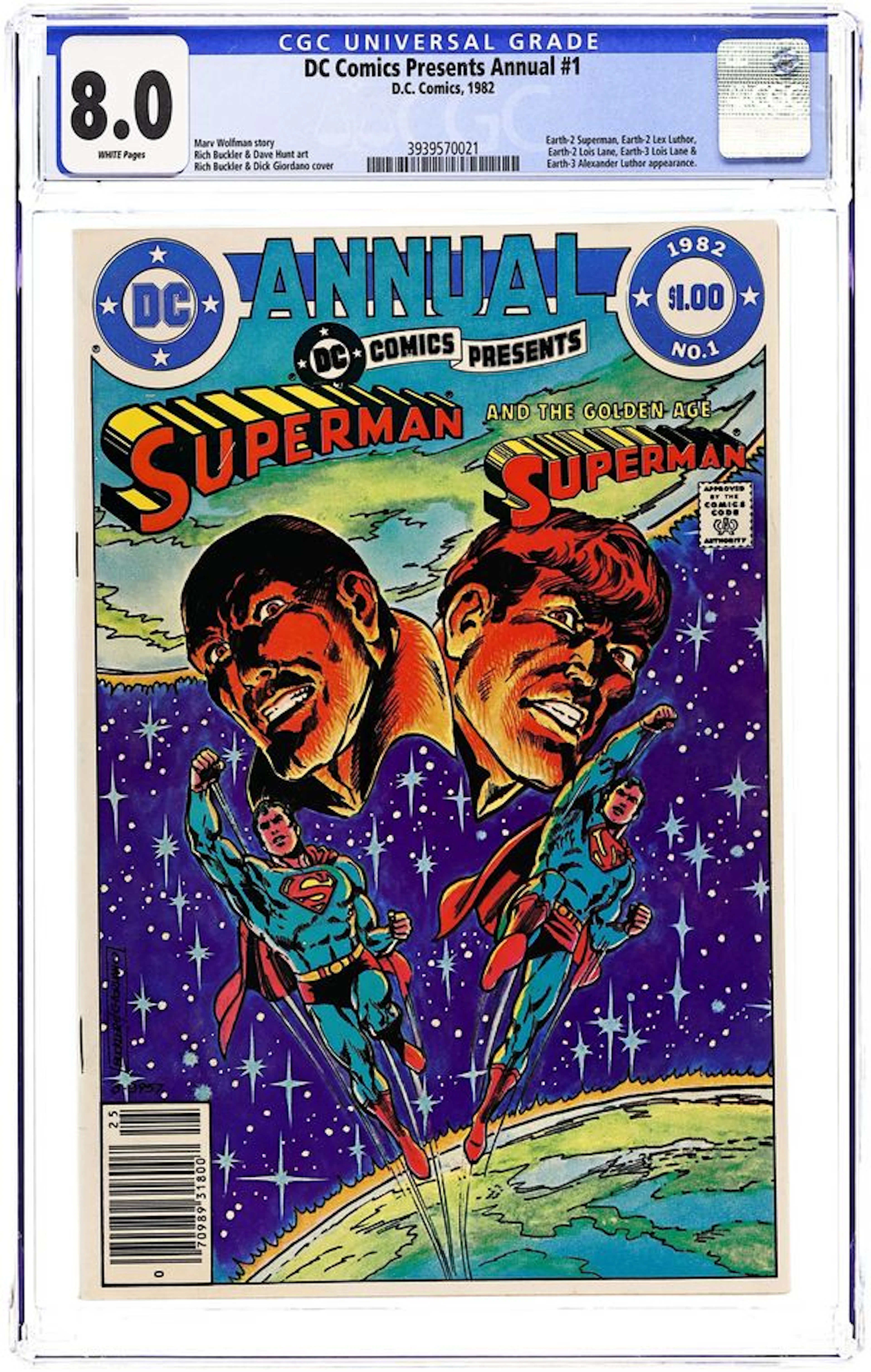 DC Comics Presents (1978 DC) Annual 1N CGC 8.0