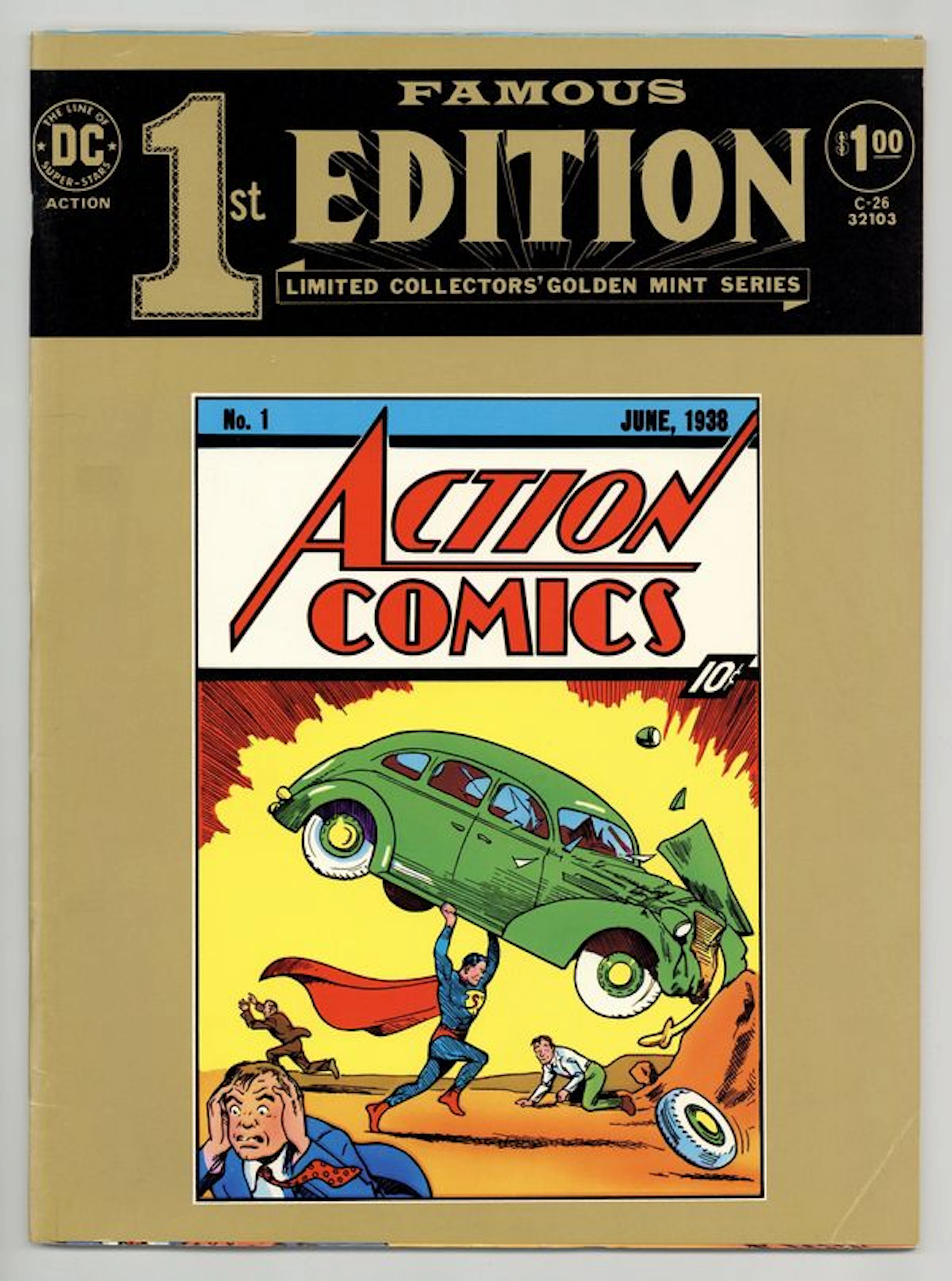 Famous First Edition Action Comics (1974 DC Treasury) C.26SOFTCOVER VG/FN 5.0