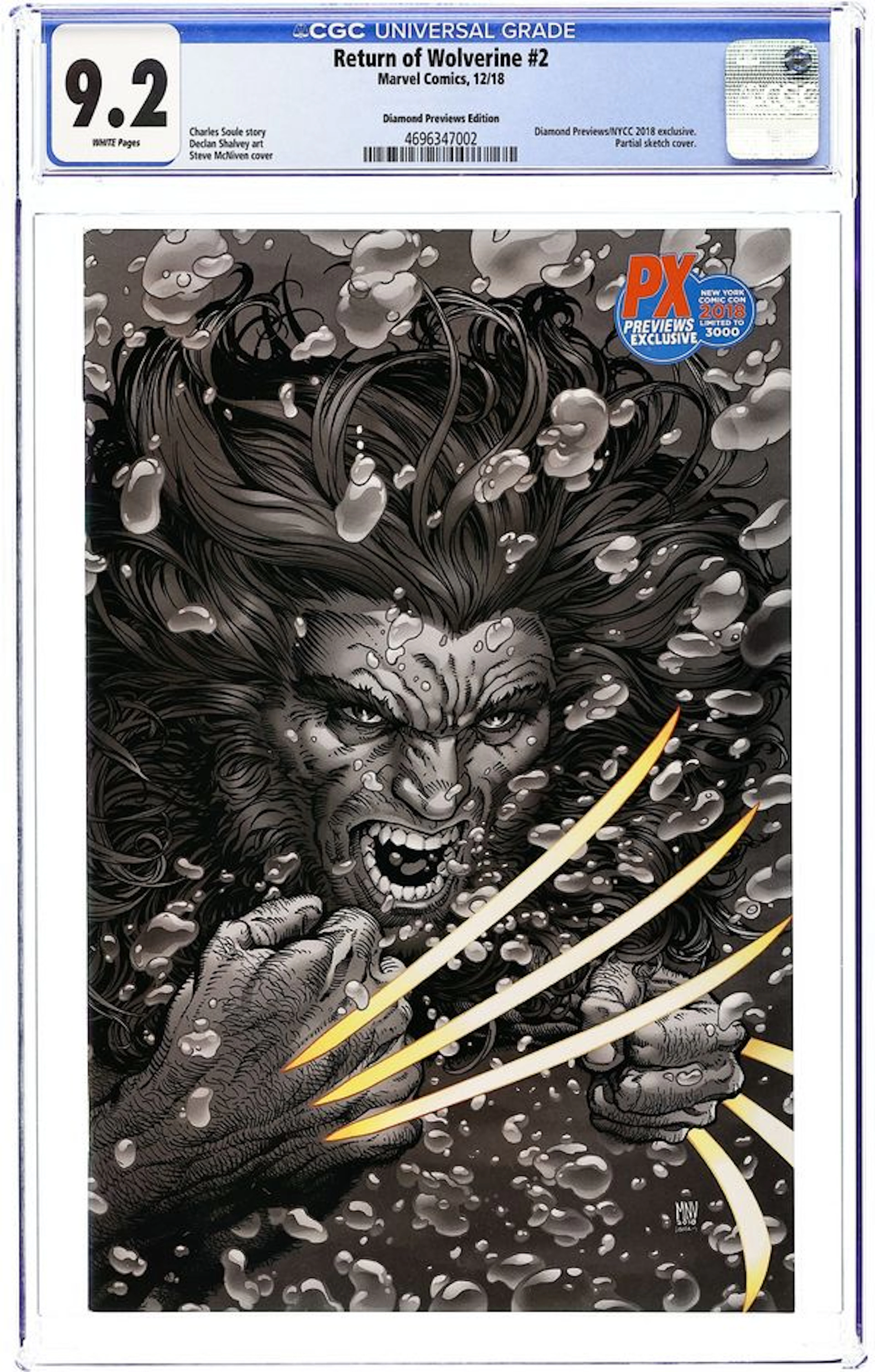 Return of Wolverine (2018 Marvel) 2PX CGC 9.2