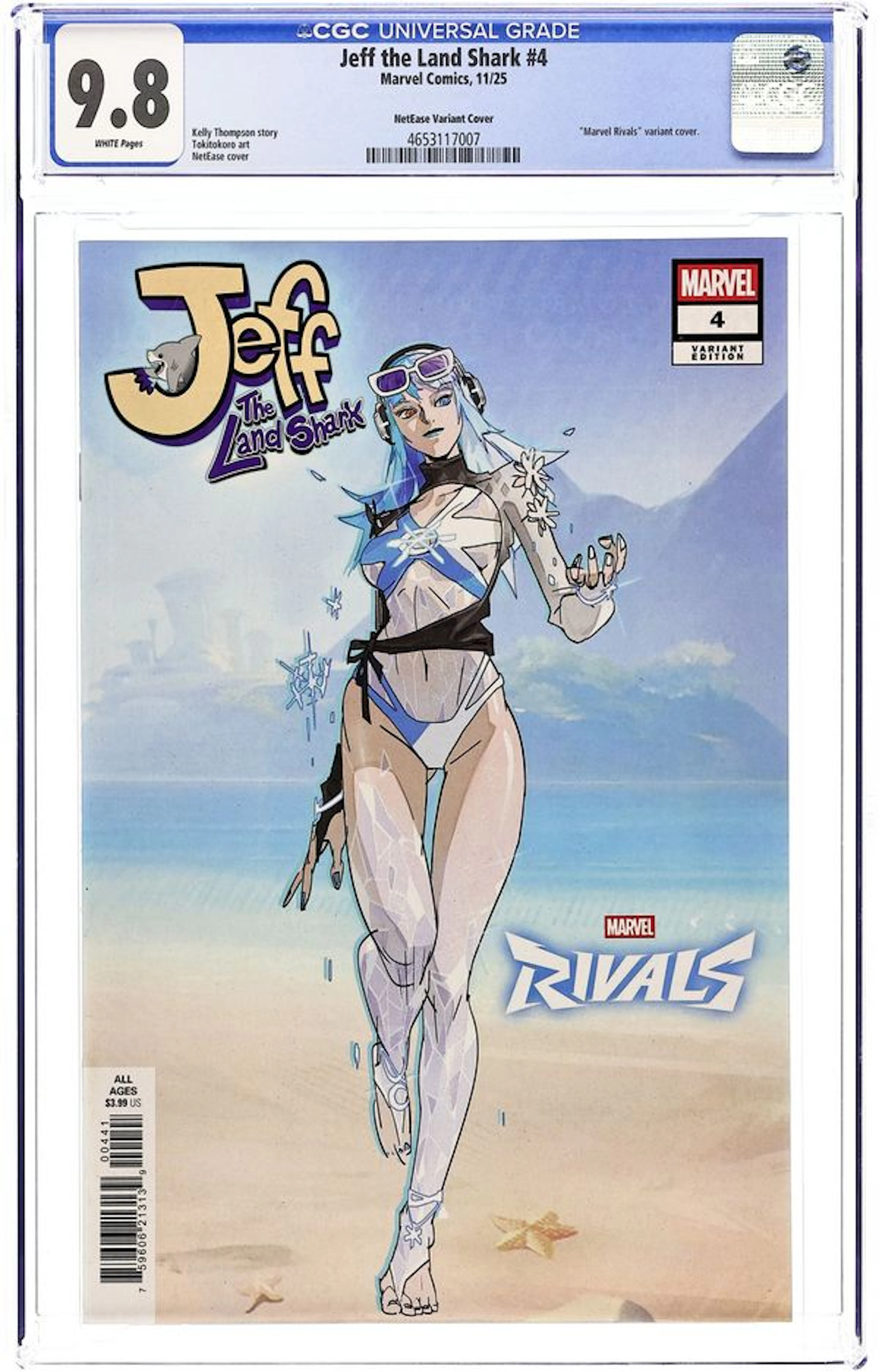 Jeff the Landshark (2025 Marvel) 4D CGC 9.8
