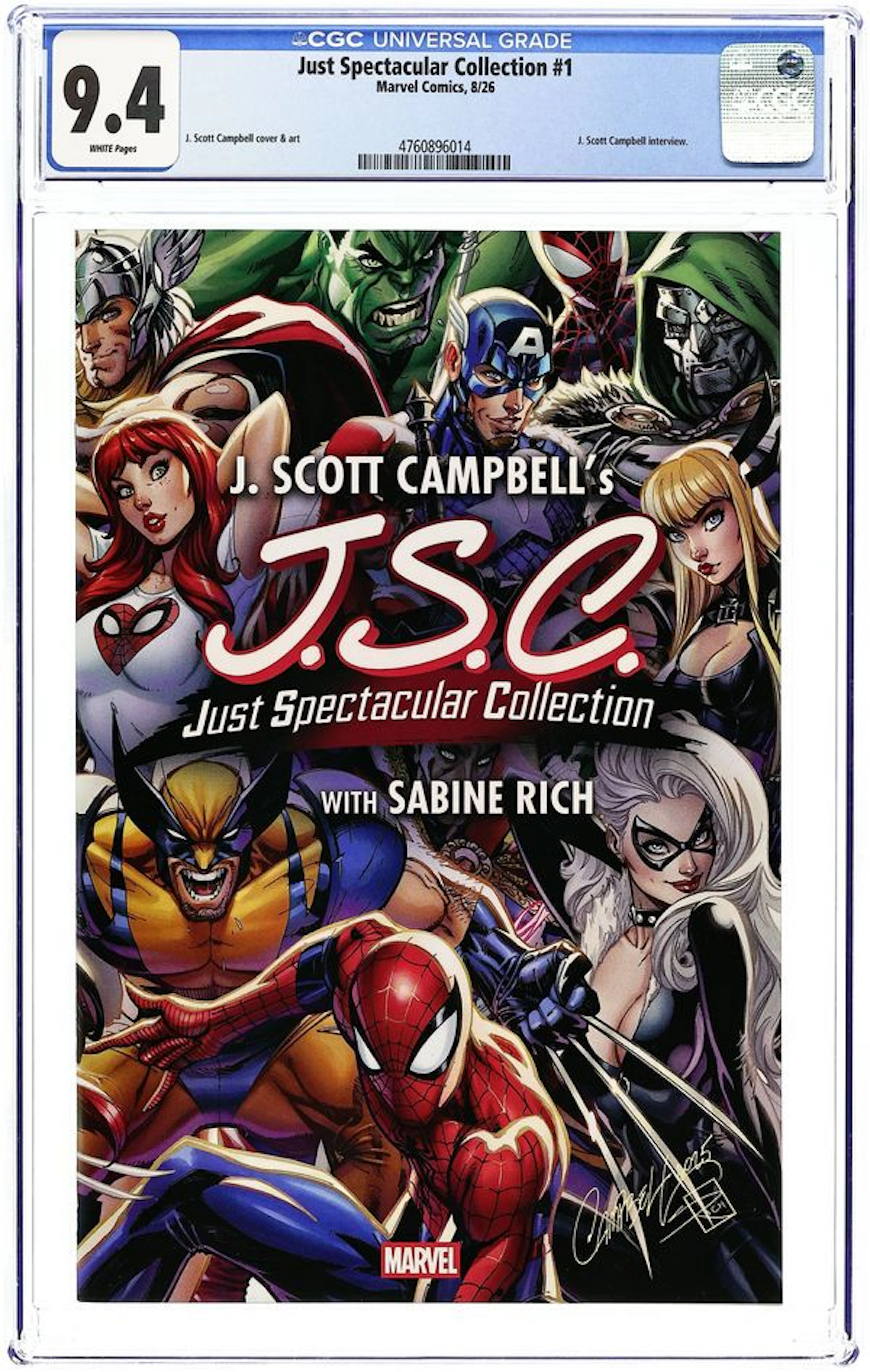 Just Spectacular Collection (2026 Marvel) 1 CGC 9.4